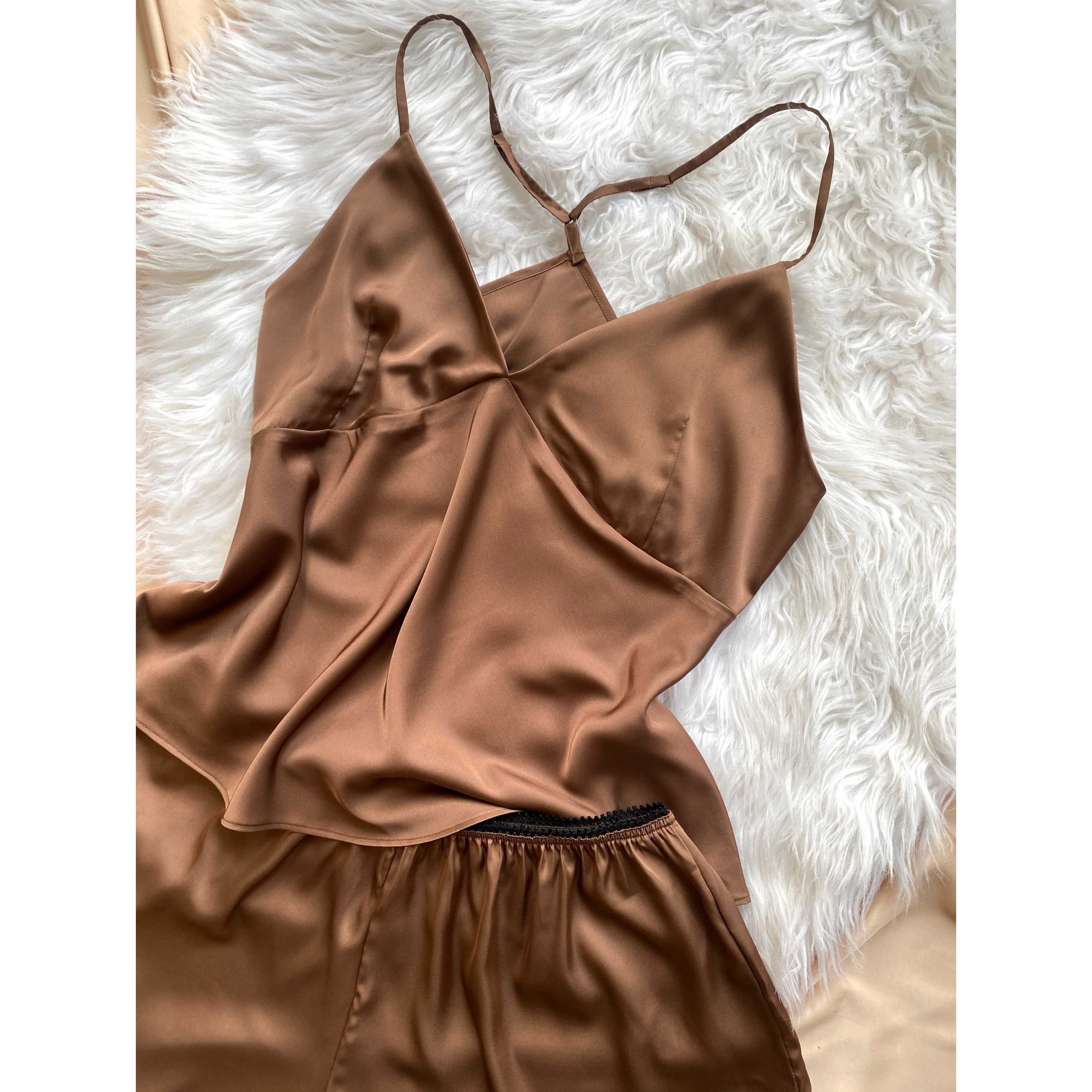 Layla Satin Cami & Shorts Set