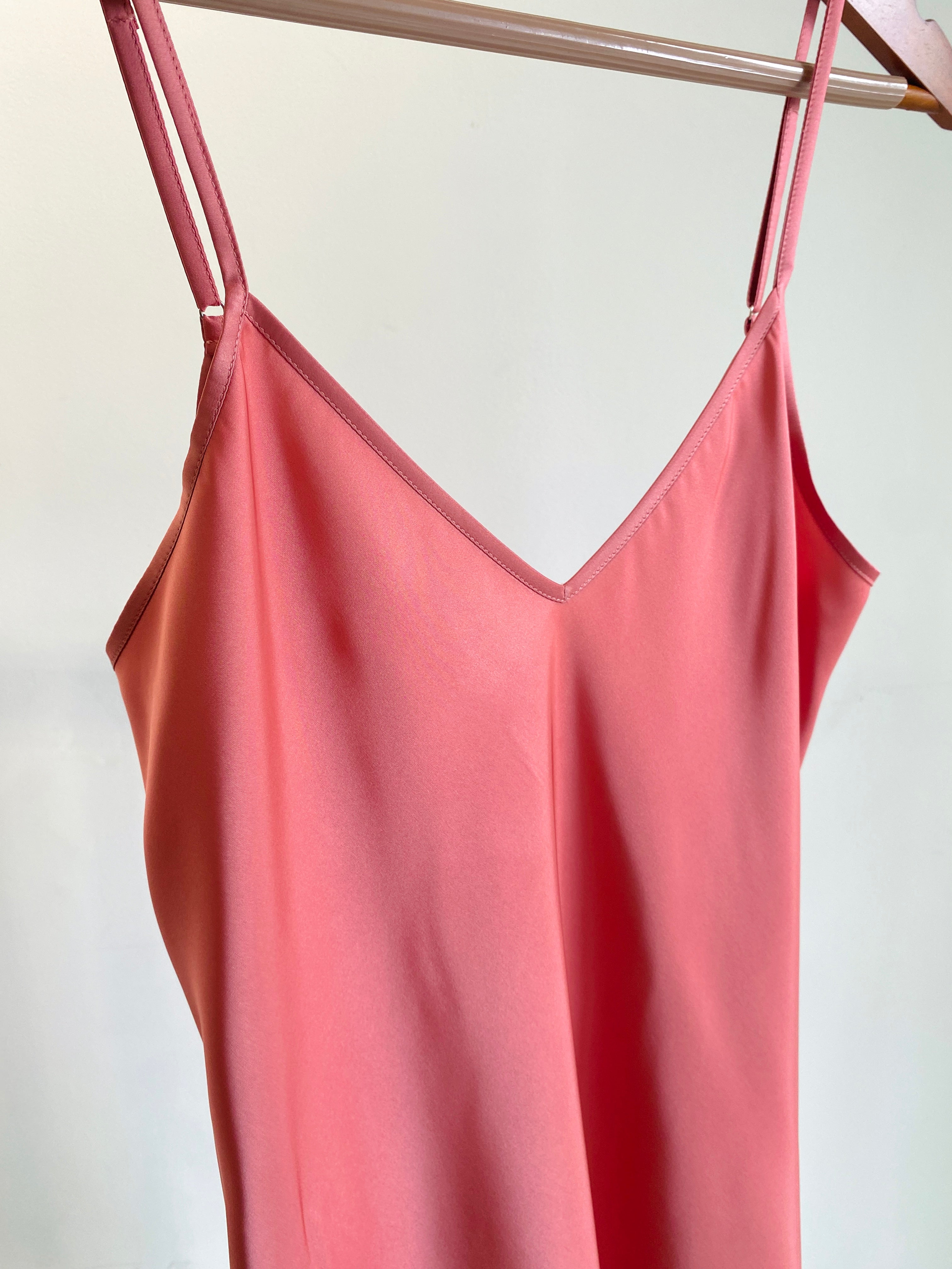 Joie Satin Slip Dress Bridesmaid Nightgown Under Slip or Petticoat