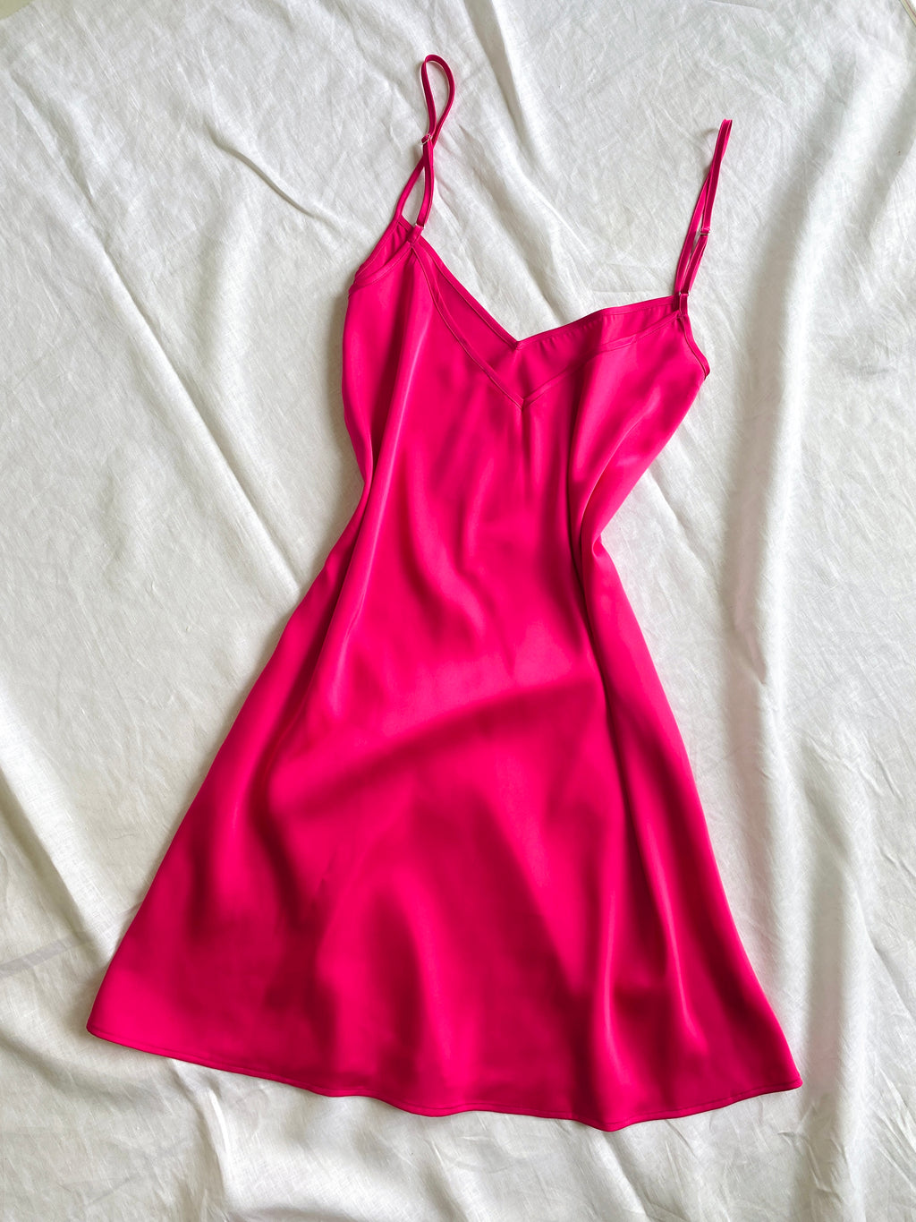 Joie Satin Slip Dress Bridesmaid Nightgown Under Slip or Petticoat