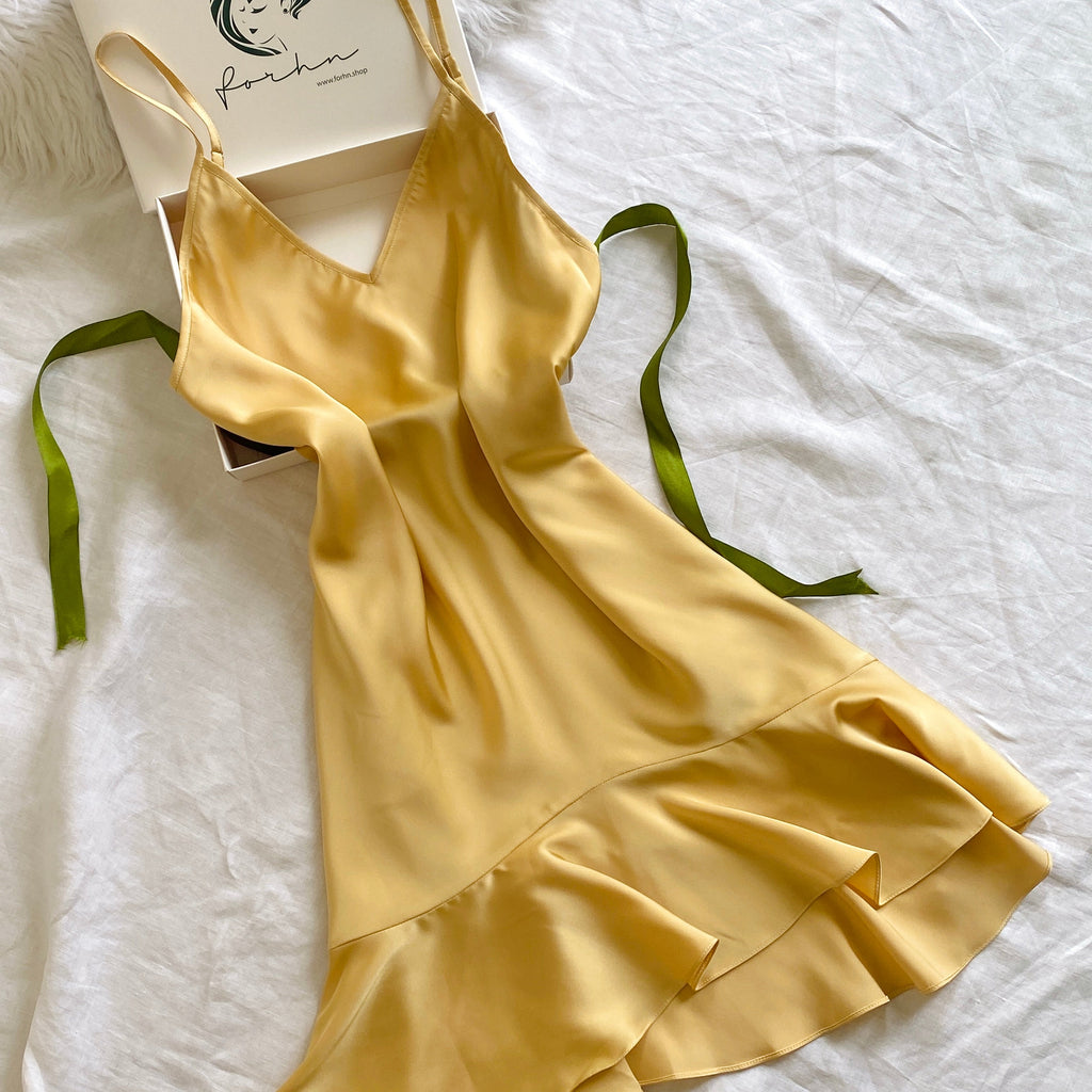 Ami Silky Cami Nightgown Date Night Dress Romantic Gift For Her