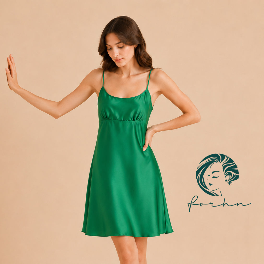 Satin Slip Dress Silky Cami Nightgown Gift For Her JESSIE