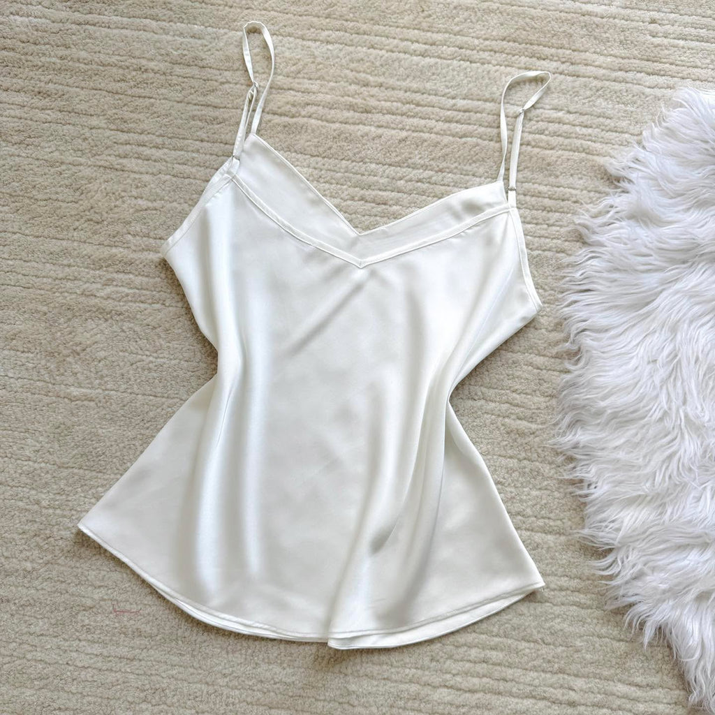 Satin Cami And Pants Pajama Set , Pajama Loungewear, Bridal Sleepwear