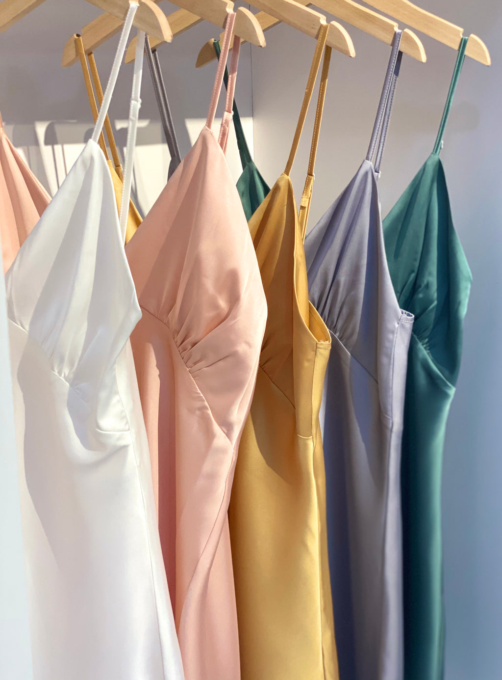 Satin Slip Dress Bridal Nightgown Women's Sleepwear Bridesmaid Gift Kevacup1