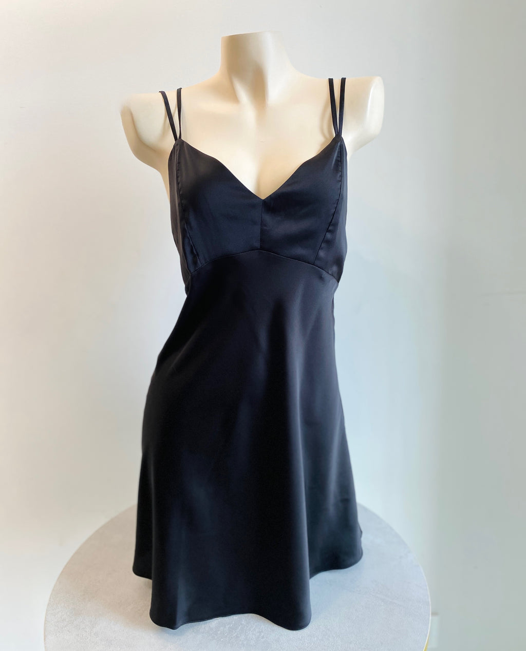 Silky Satin Backless Slip Dress – Open Back Cami Nightgown | CUP2