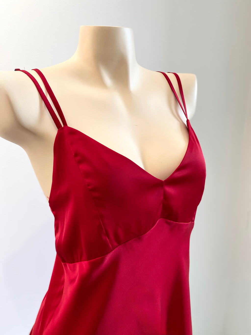 Silky Satin Backless Slip Dress – Open Back Cami Nightgown | CUP2