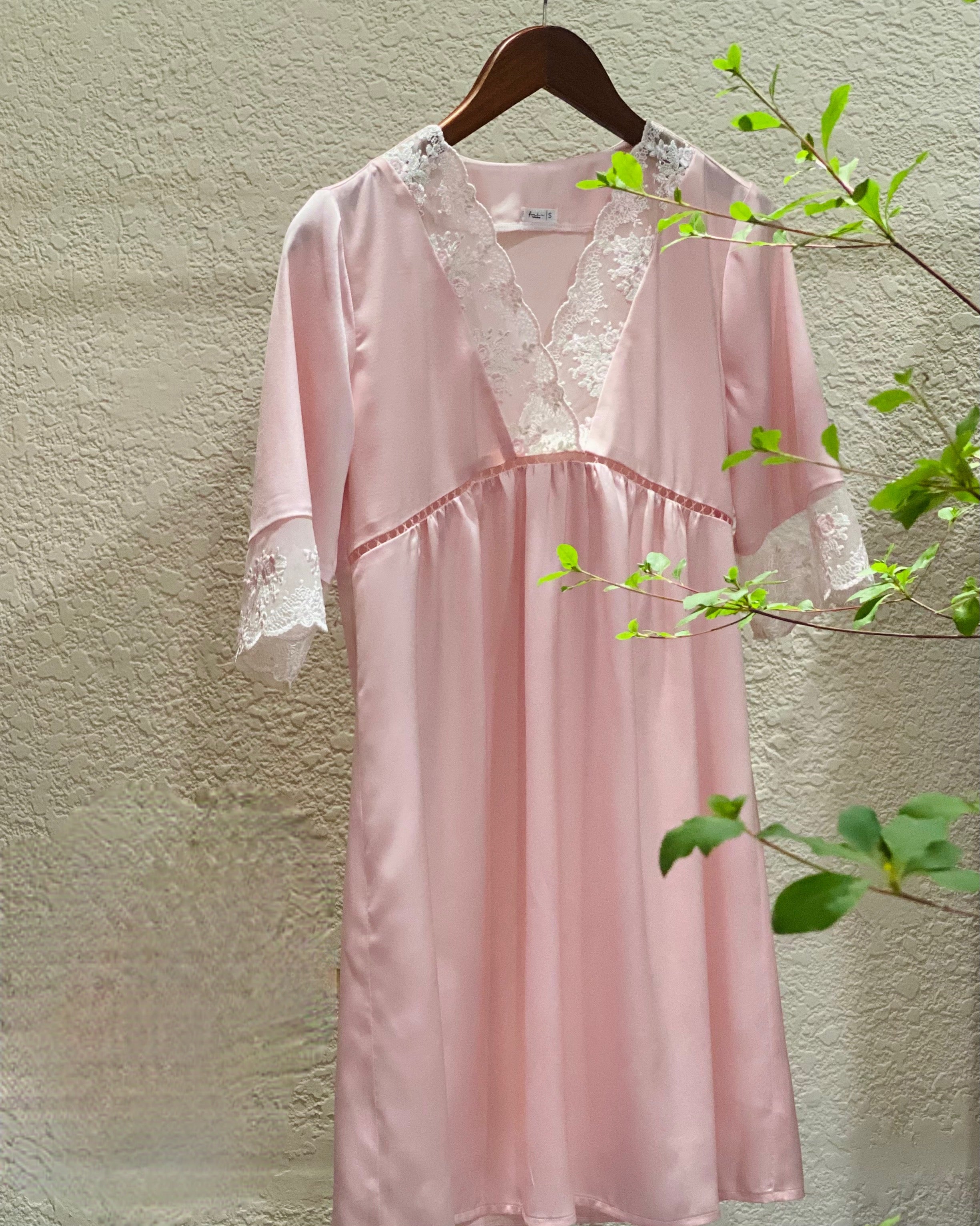 Mila Satin Lace Slip Dress, Women’s Slip Dress, Romantic Nightdress