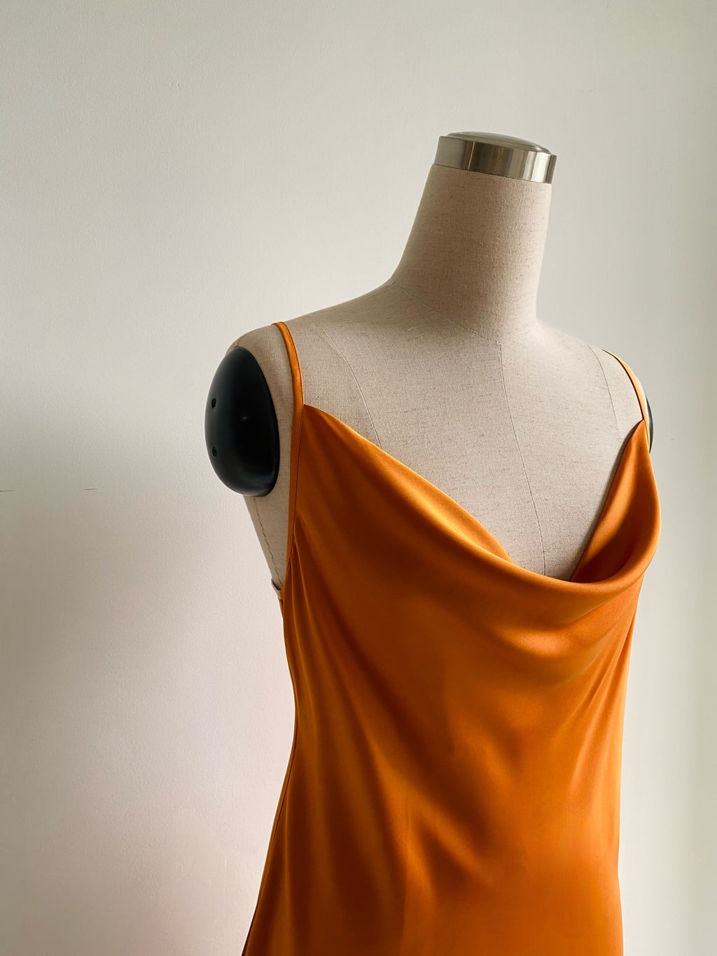 DRDO2 Cowl Neck Silky Dress, Bridesmaid Dress
