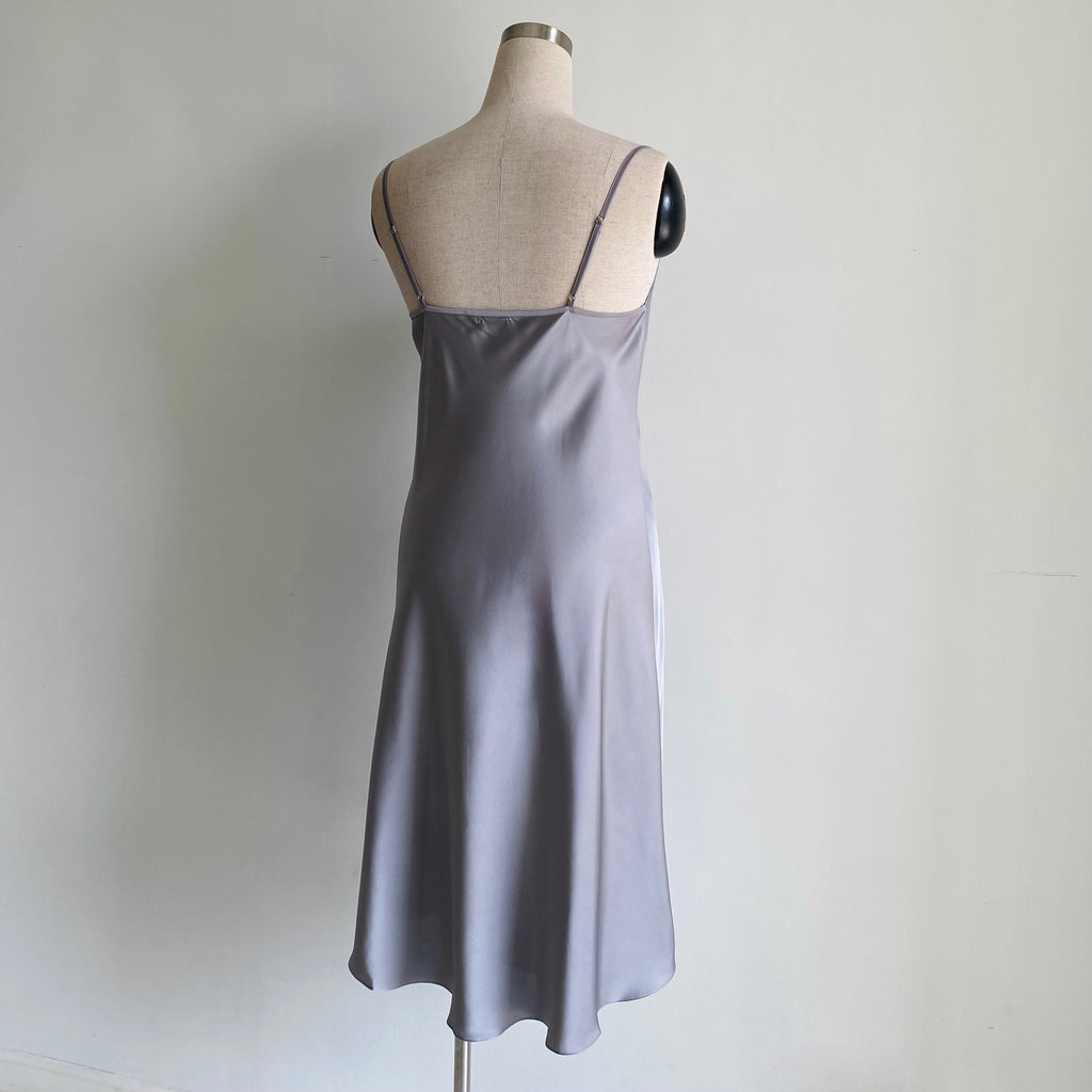 DRDO2 Cowl Neck Silky Dress, Bridesmaid Dress