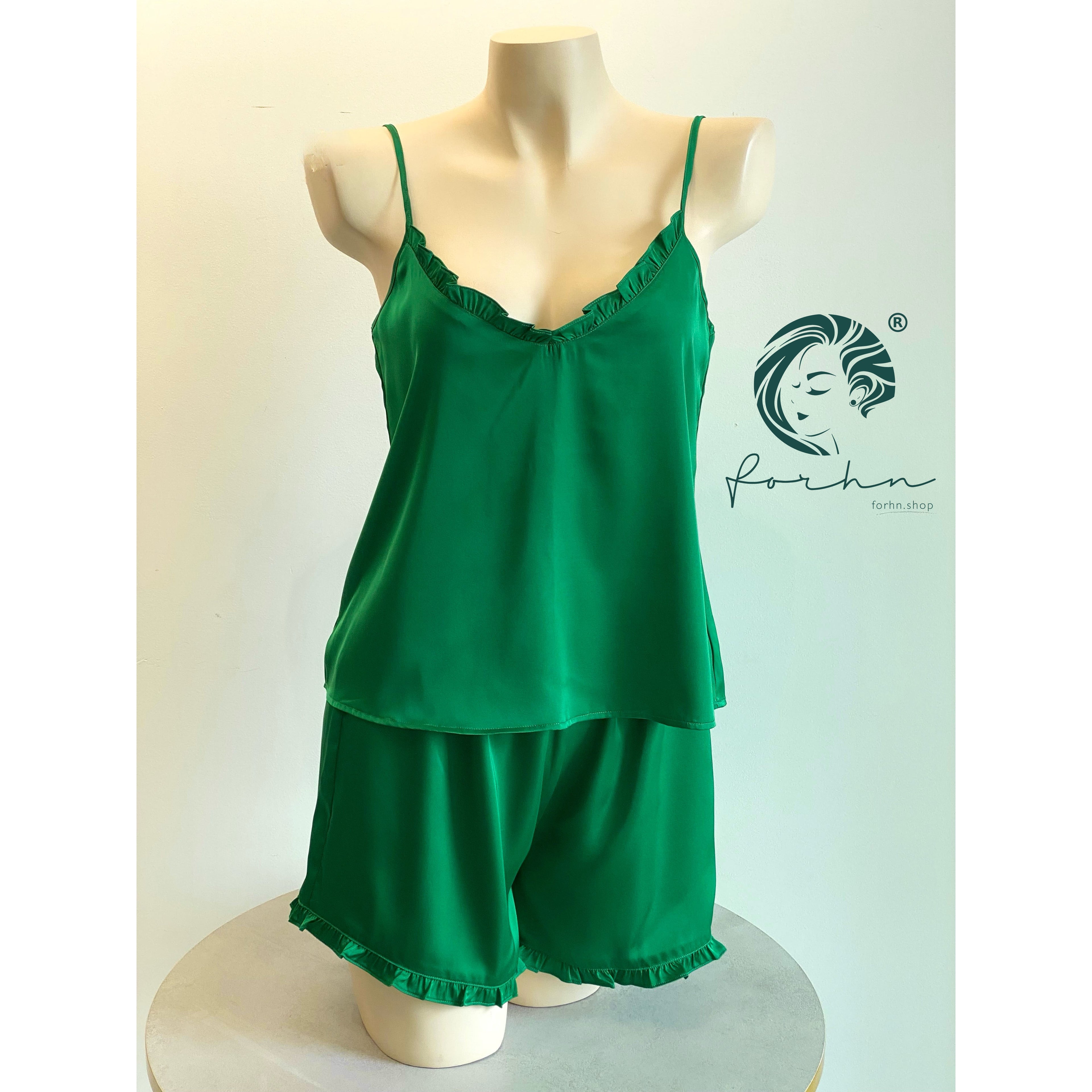 Satin Cami and Shorts: Bridal Party Pajamas, Bride & Bachelorette Gift JULIE