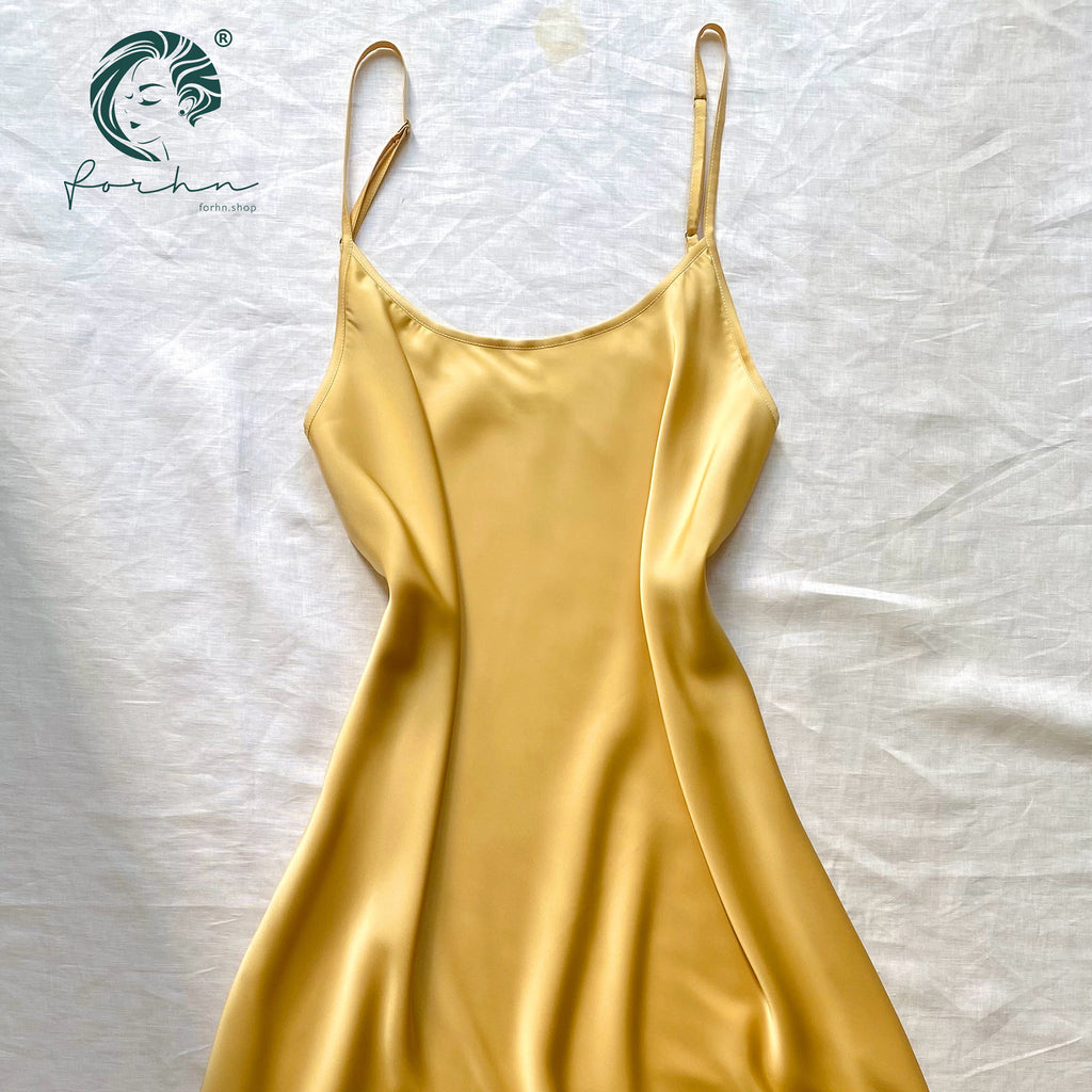 Eve Satin Slip Dress Under slip or Petticoat Silky Cami Sleepwear