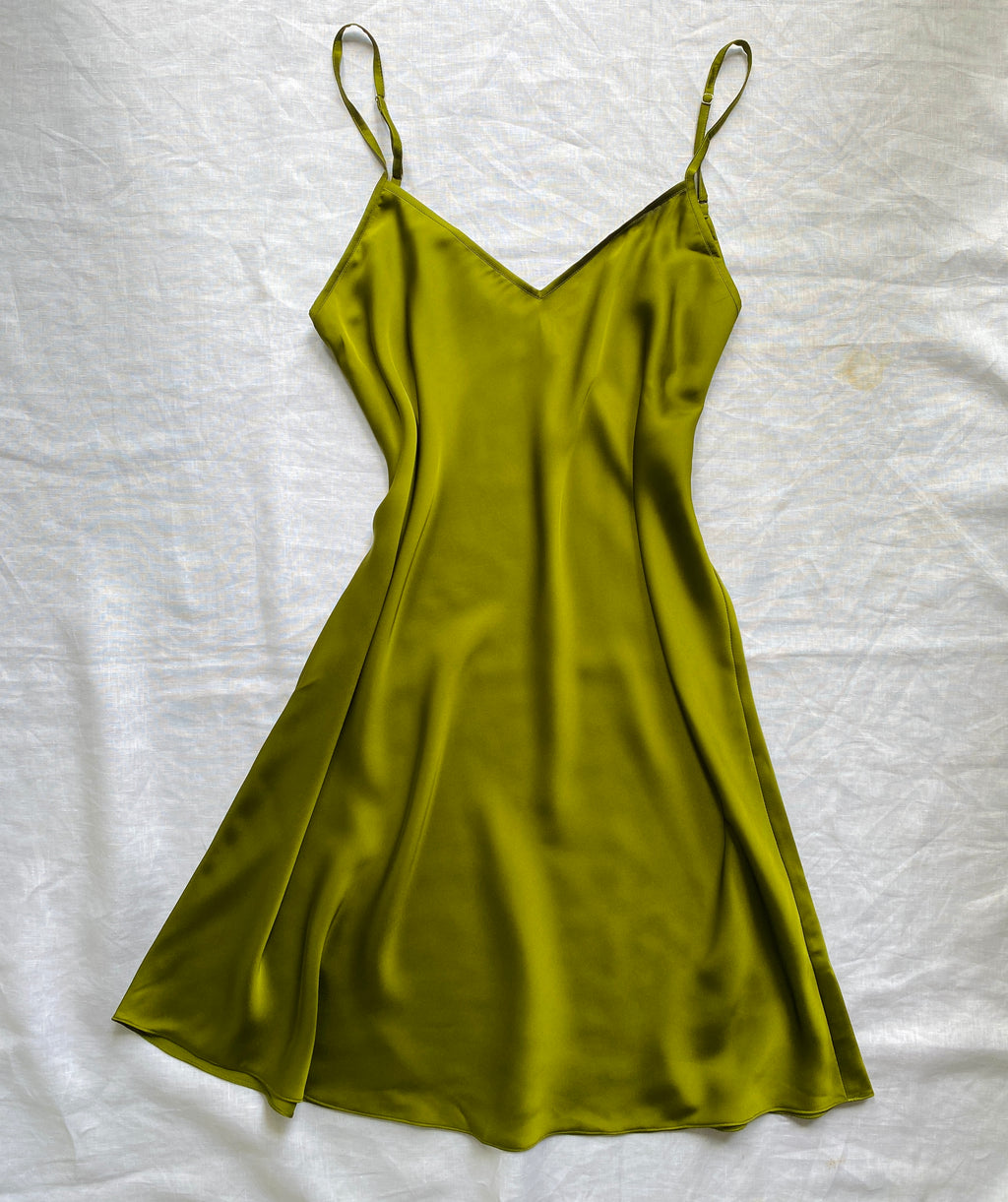 Joie Satin Slip Dress Cami Nightgown Silky Sleepwear