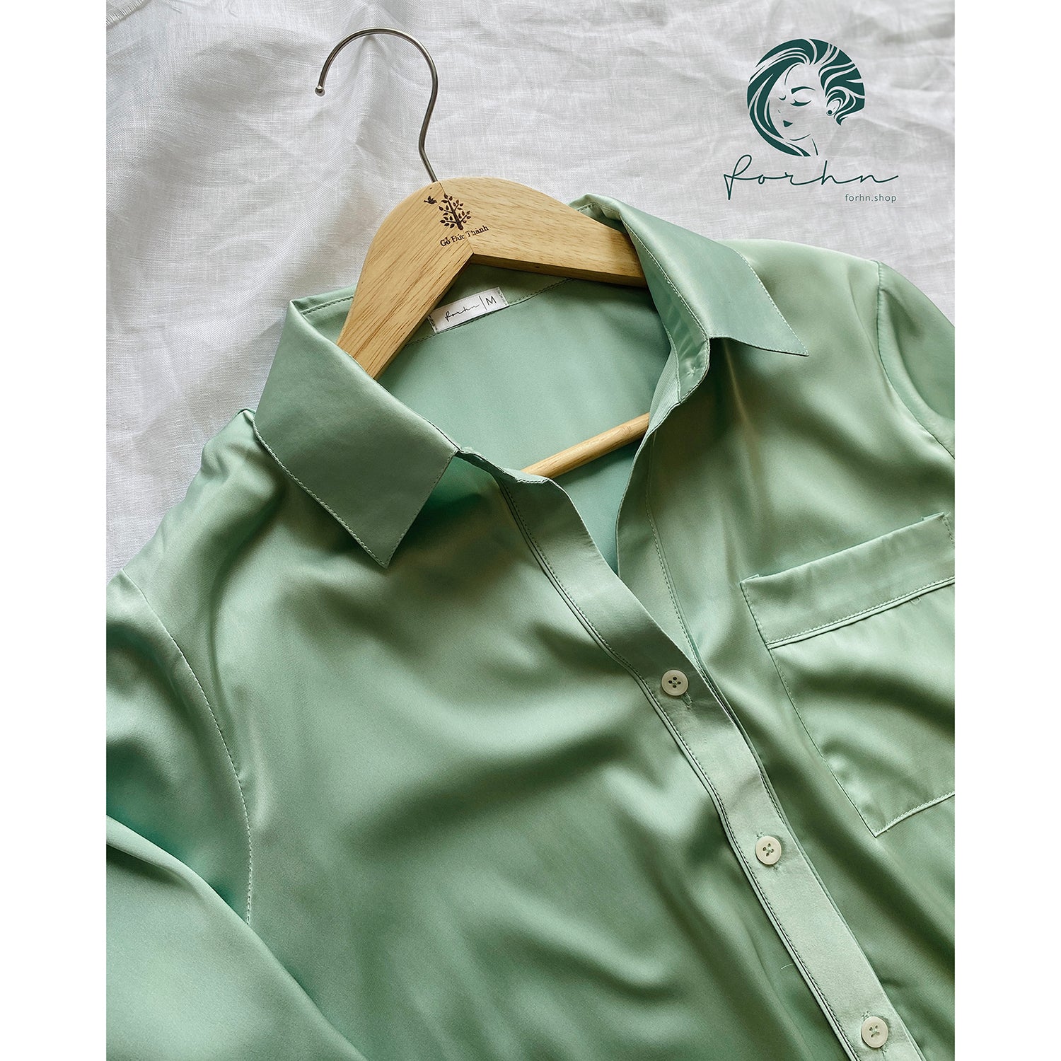 SOMI1 Satin Nightshirt for Women, Long Sleeve Button Down Sleepwear, Silky Pajama Dress