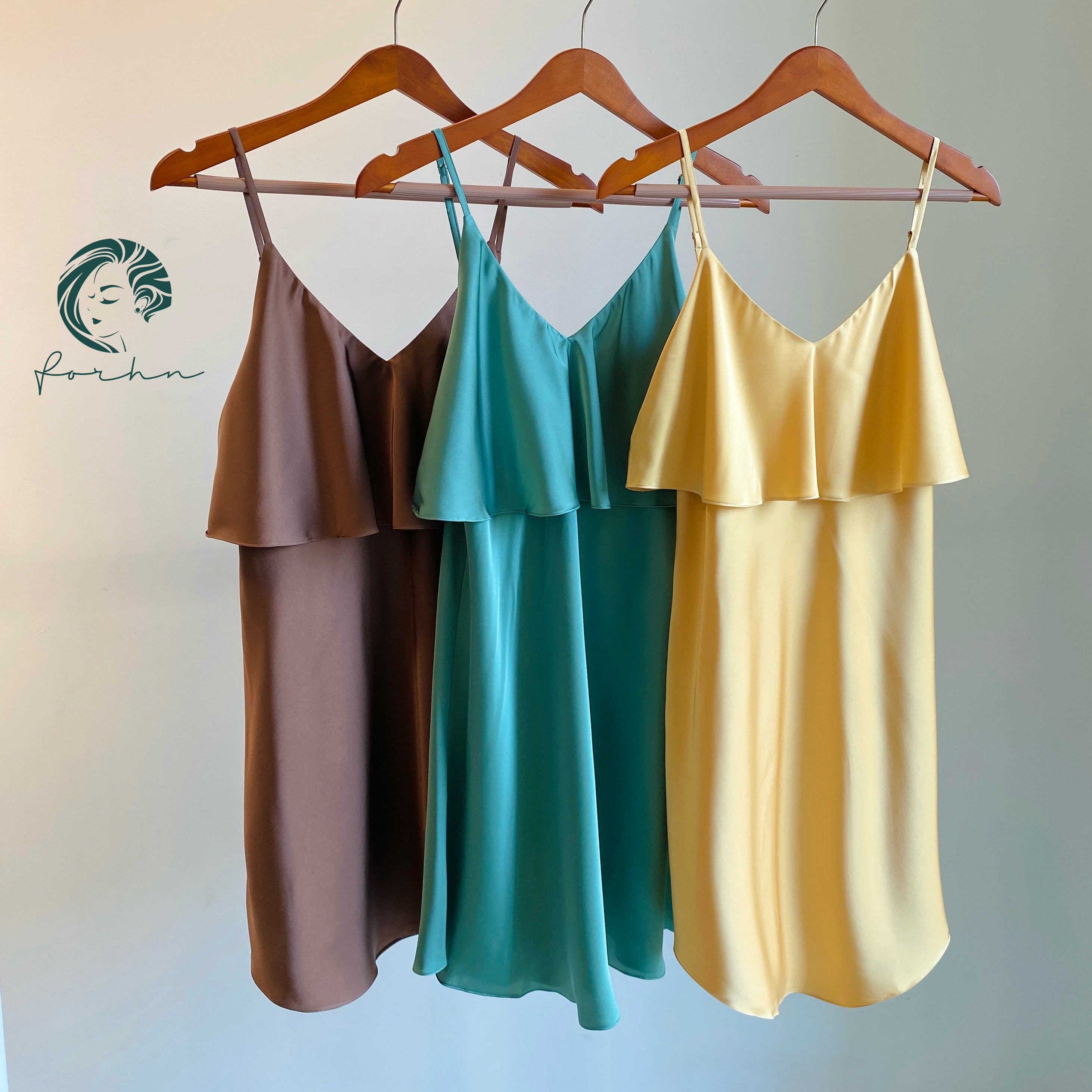 Cara Satin Slip Dress Bridesmaid Gift& Elegant Sleepwear