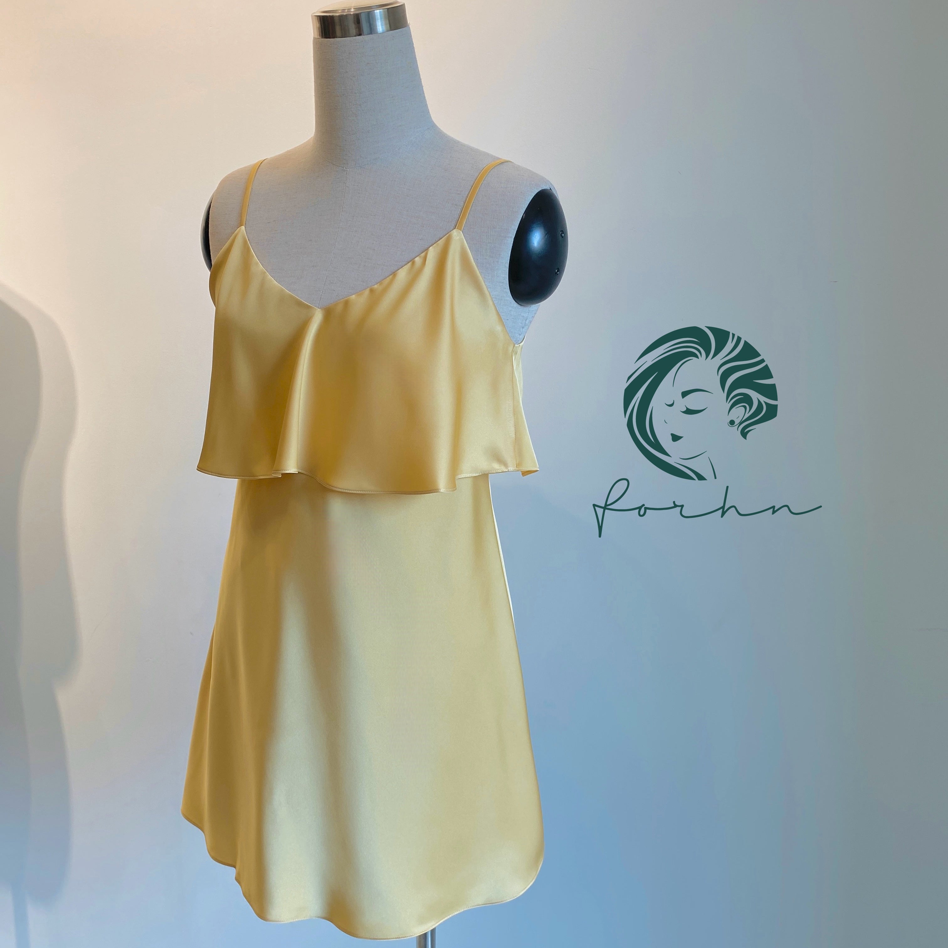 Cara Satin Slip Dress Bridesmaid Gift& Elegant Sleepwear