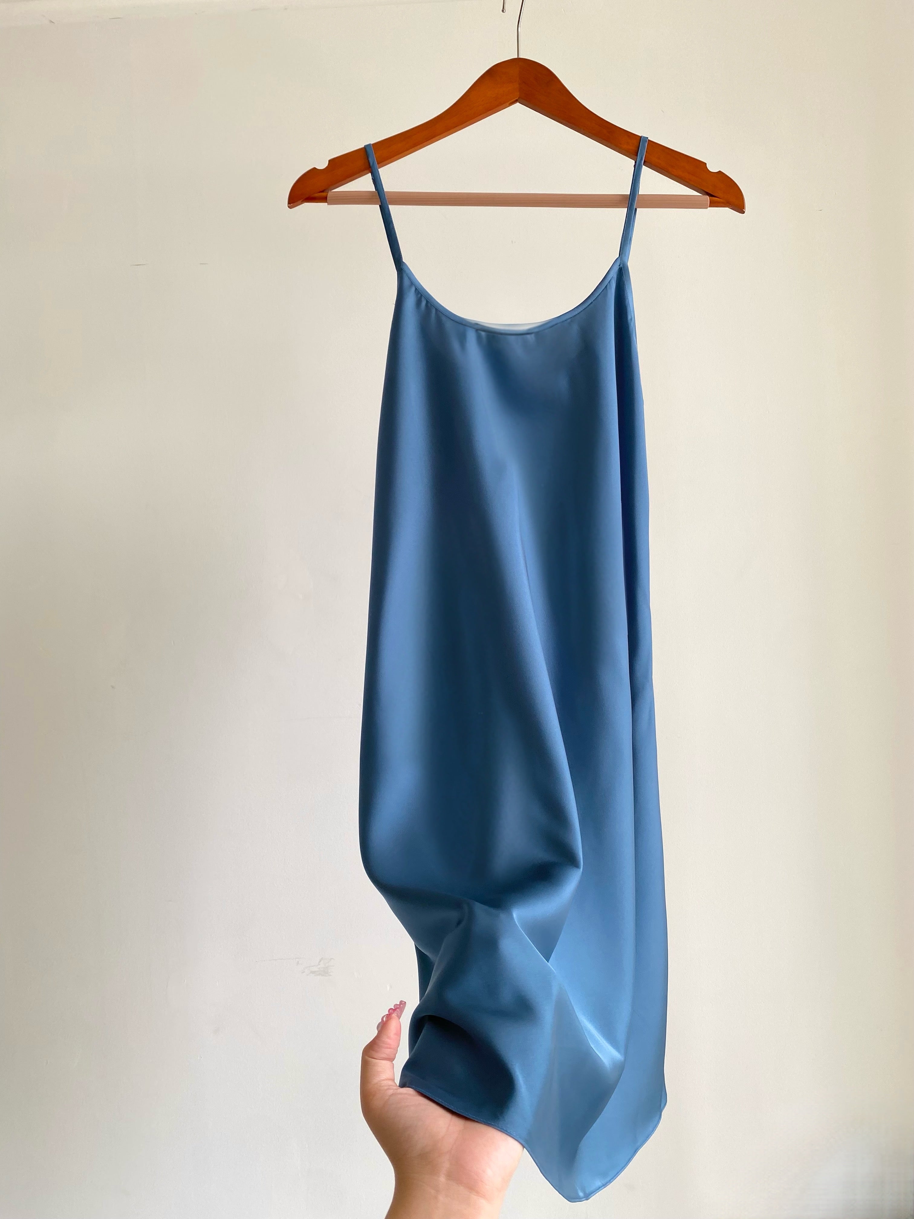 Eve Satin Slip Dress Under slip or Petticoat Silky Cami Sleepwear