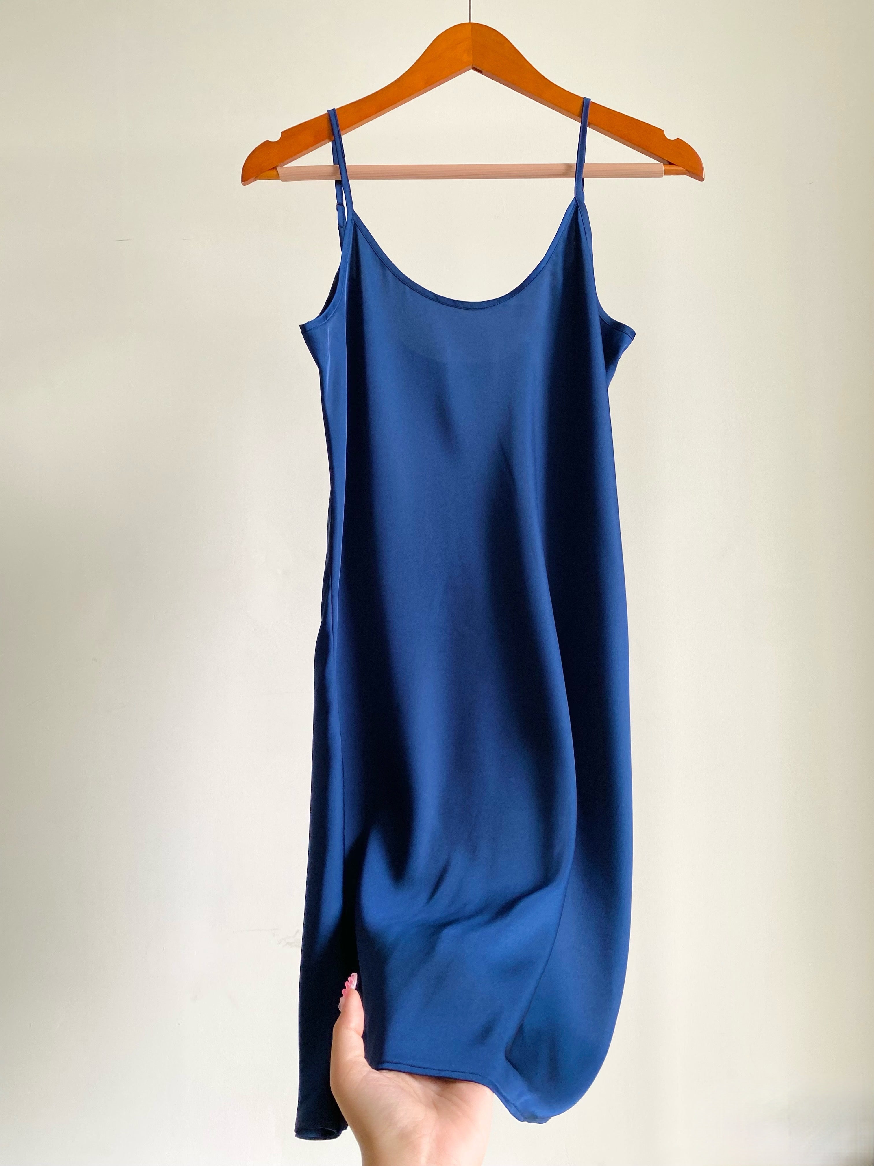 Eve Satin Slip Dress Under slip or Petticoat Silky Cami Sleepwear