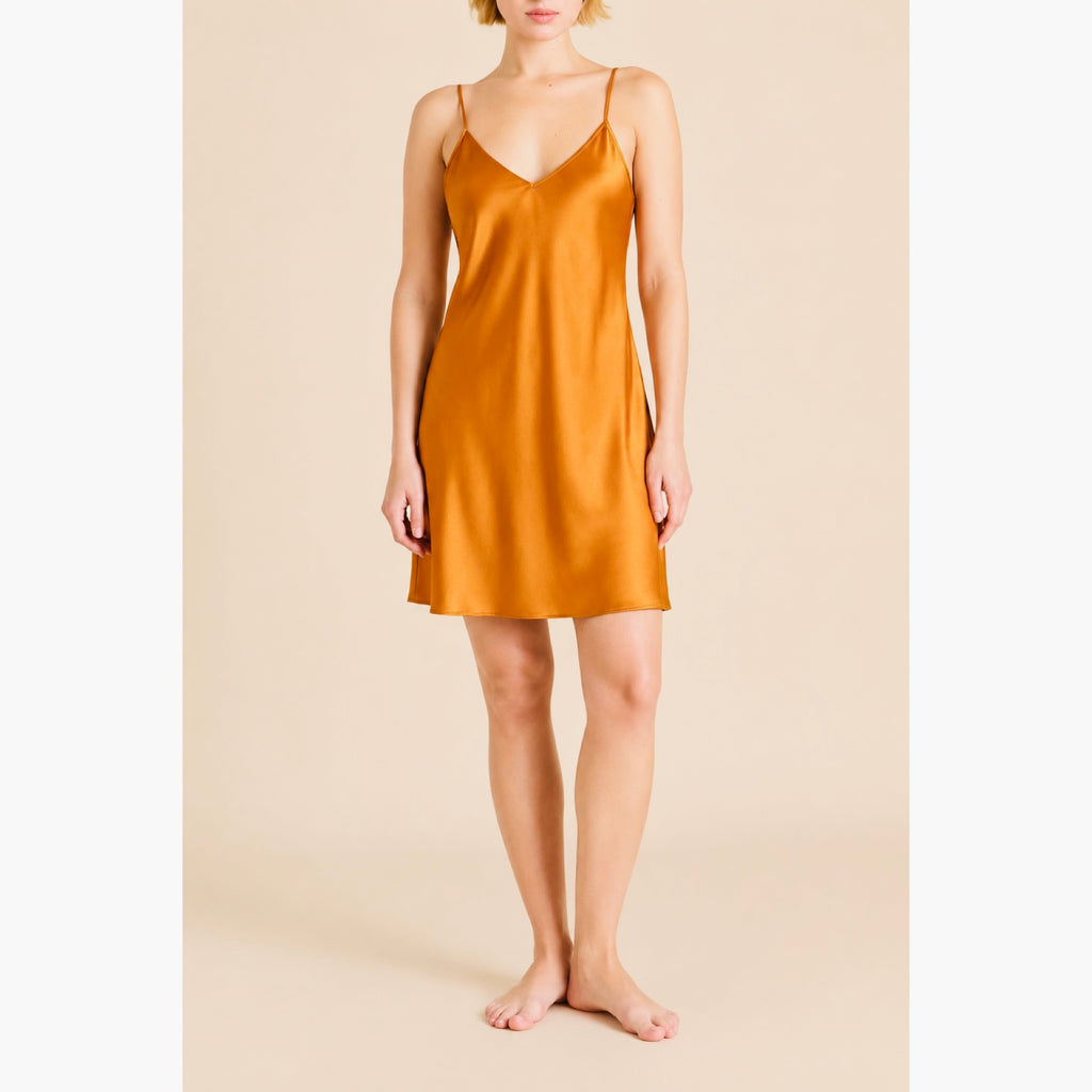 Joie Satin Slip Dress Bridesmaid Nightgown Under Slip or Petticoat Gift For Her