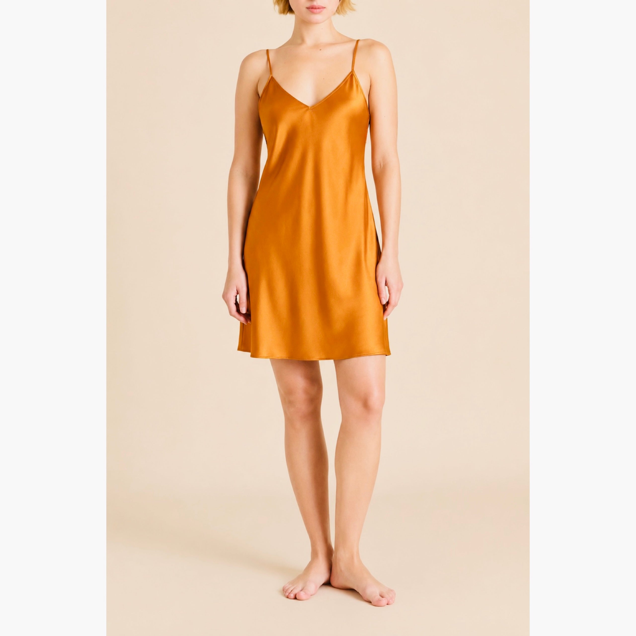Joie Satin Slip Dress Bridesmaid Nightgown Under Slip or Petticoat Gift For Her