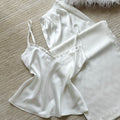 Satin Cami Long Pants Set Women, Bridal Sleepwear, Loungewear Pajama Set MixJulie