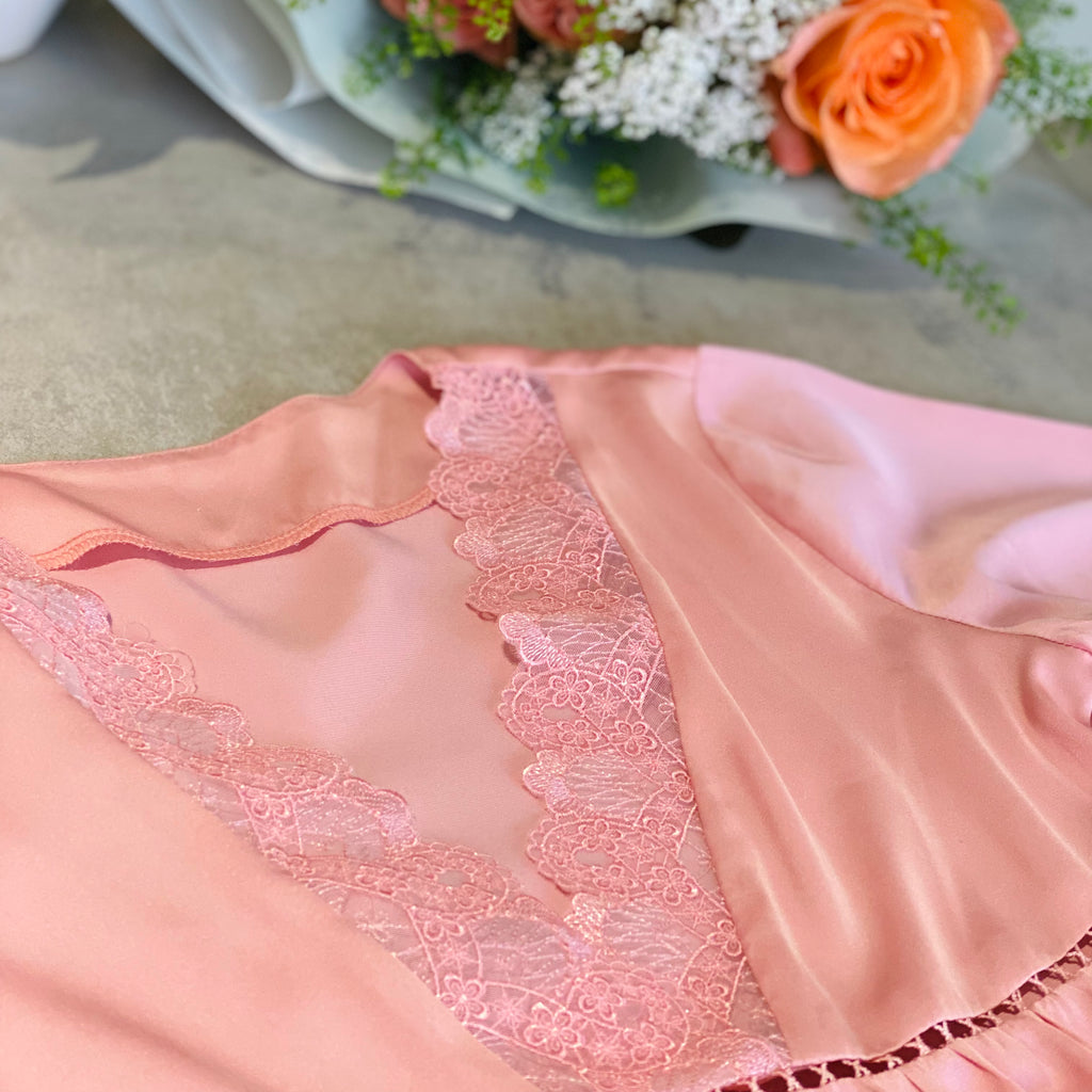 Mila Satin Lace Slip Dress, Women’s Slip Dress, Romantic Nightdress