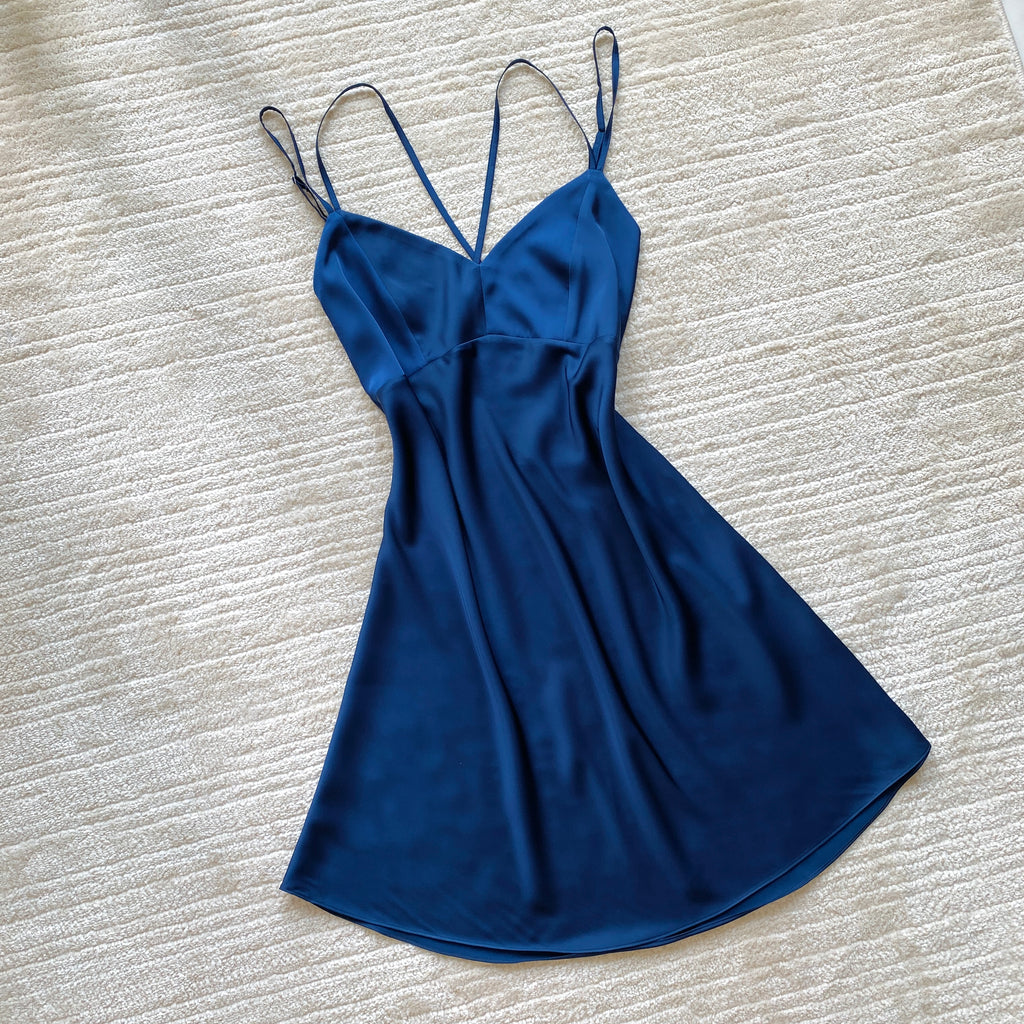 Satin Backless Slip Dress Sexy Sleepwear & Nightwear For Women Kevacup2