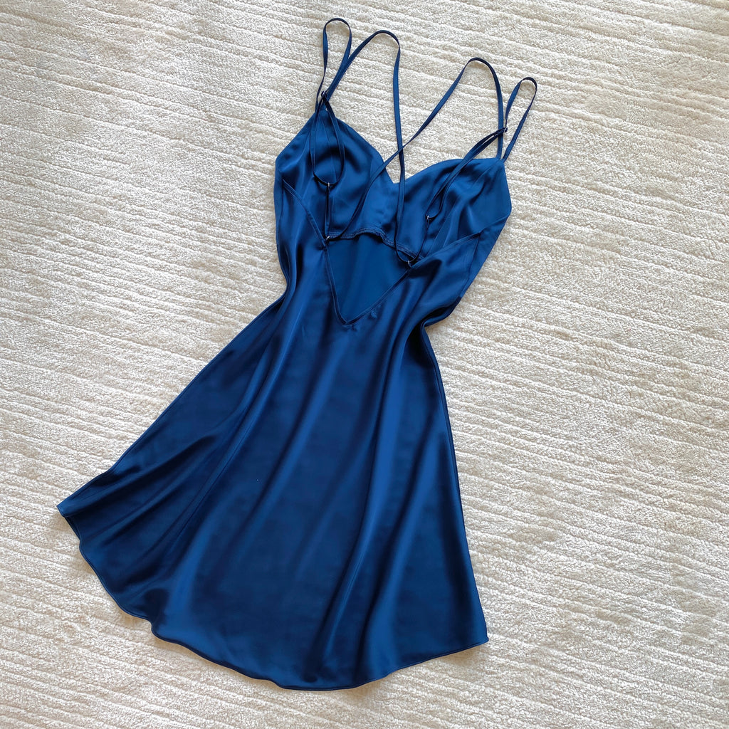 Satin Backless Slip Dress Sexy Sleepwear & Nightwear For Women Kevacup2