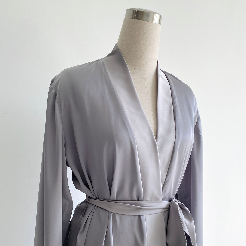 Silky Robe Getting Ready Dress Bridal Party Loungewear Satin Kimono