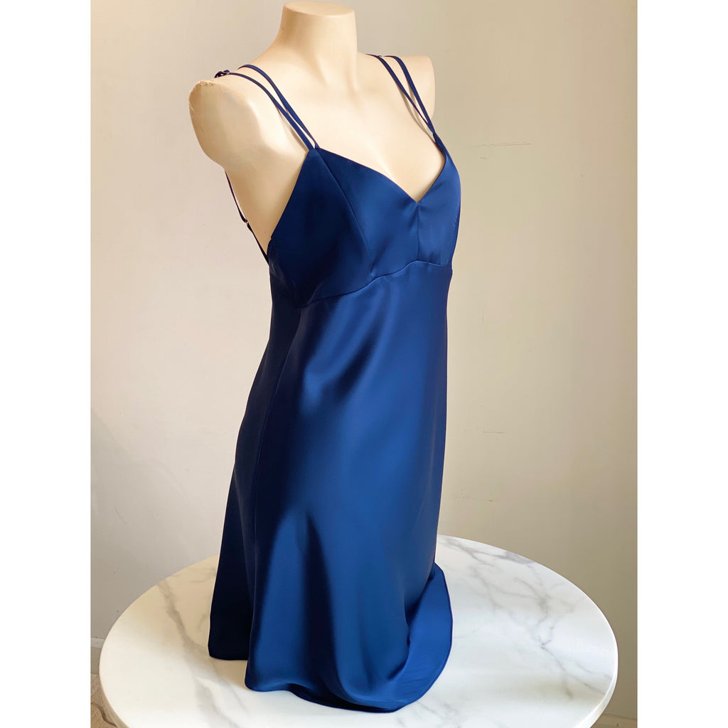 Satin Backless Slip Dress Sexy Sleepwear & Nightwear For Women Kevacup2