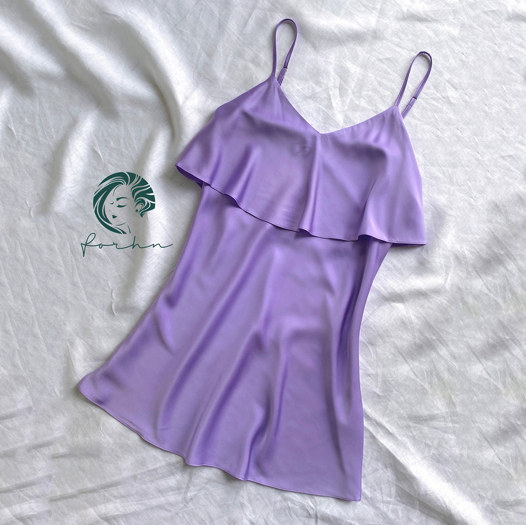 Cara Satin Slip Dress Bridesmaid Gift& Elegant Sleepwear
