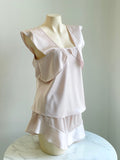 Satin Cami Pajama Set Bridesmaid & Bridal Shower Gift Women's Loungewear KRIS