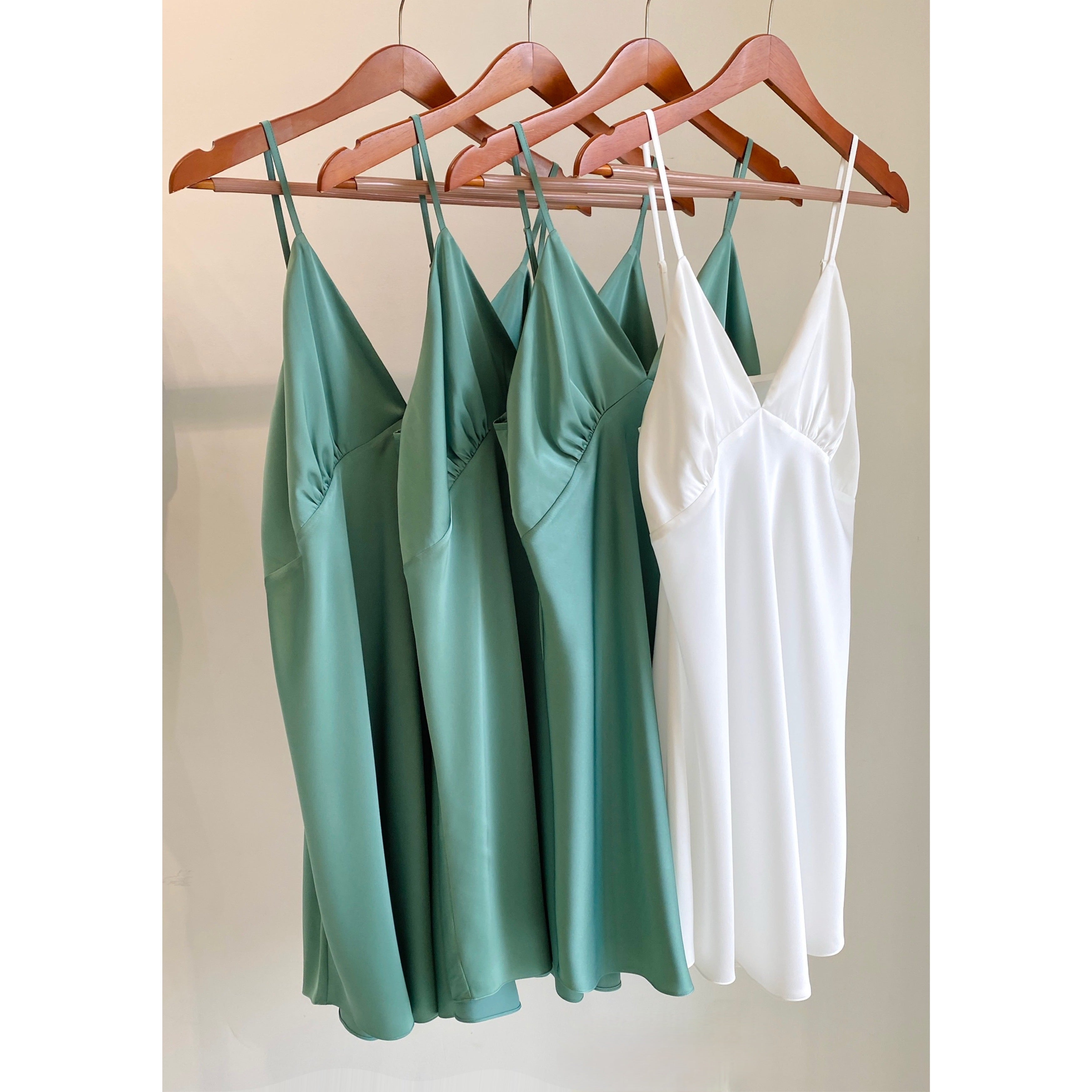 Satin Slip Dress Bridesmaid Nightgown Bridal Party Gifts Kevacup1