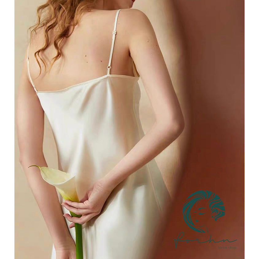 Women's Lounge Robe, Silky Sleepwear, Elegant Sleep Dress Gift For Her JESSIE