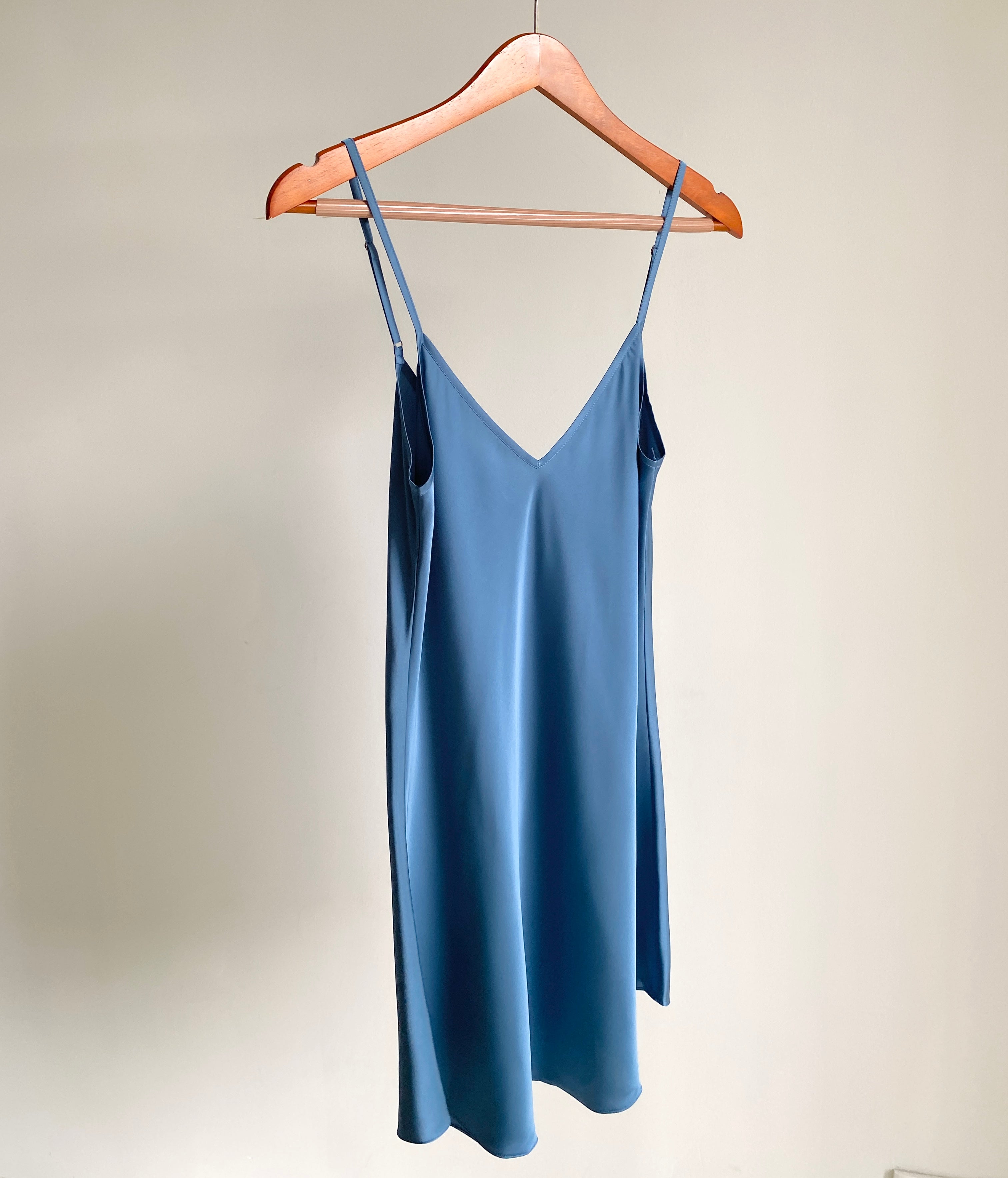 Hot Pink Summer Slip Dress Custom Color Satin Sleepwear Gift For Her Joie