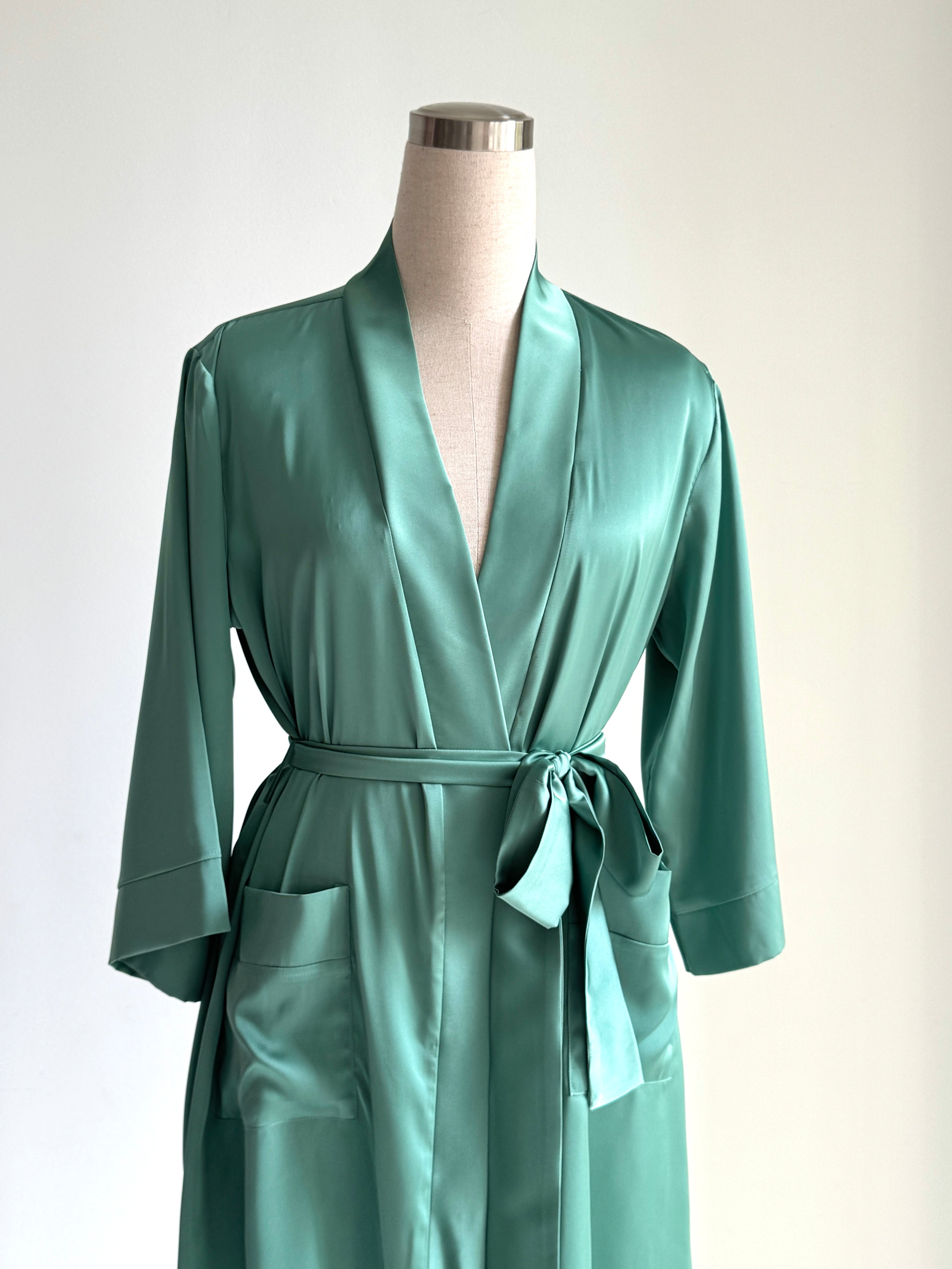 Silky Robe Getting Ready Dress Bridal Party Loungewear Satin Kimono