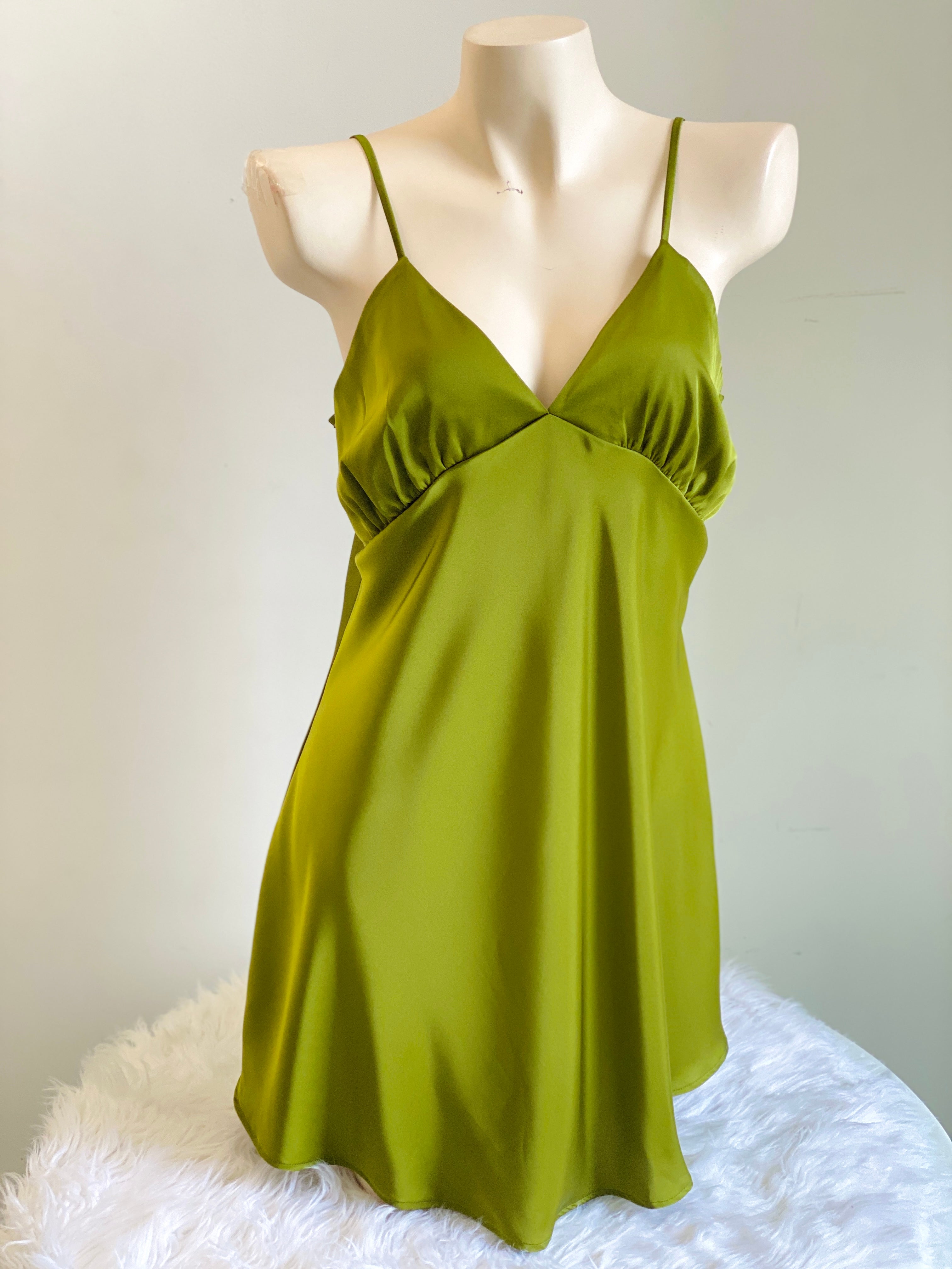 Satin Slip Dress Bridal Nightgown Women's Sleepwear Bridesmaid Gift Kevacup1