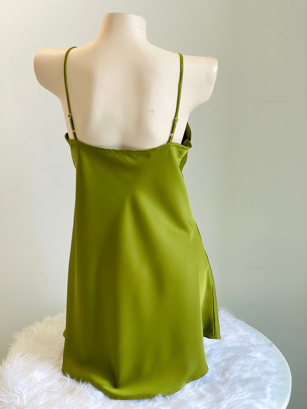 Satin Slip Dress Women's Sleepwear Bridesmaid Nightgown Kevacup1
