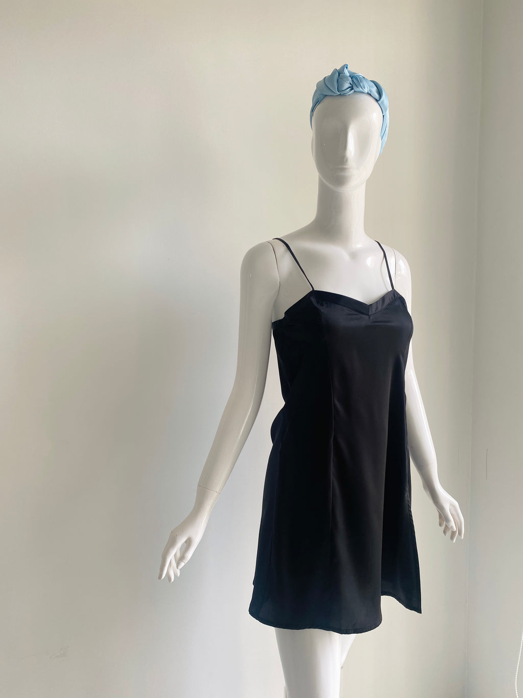 White Satin Slip Dress, Bridal Nightdress, Bridesmaid Gift, Honeymoon Sleepwear MERCY Dress