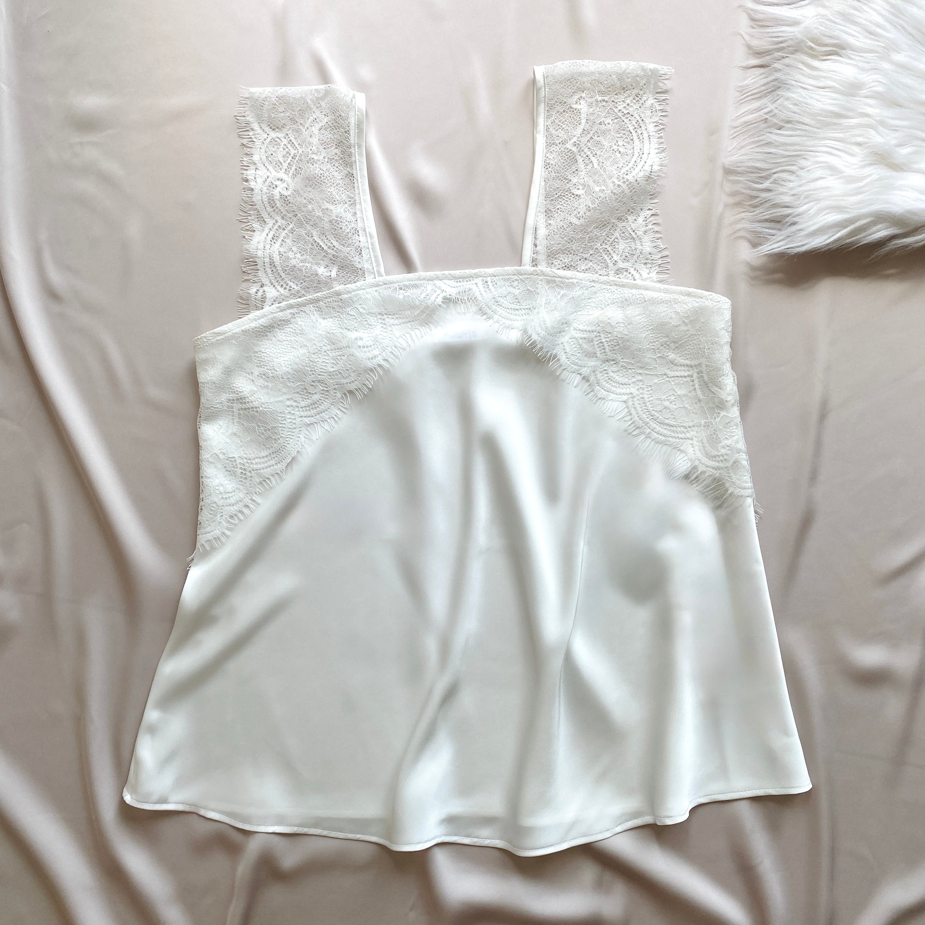 Kristal Long Pants Satin Camisole, Cute Women's Loungewear Pajama Set