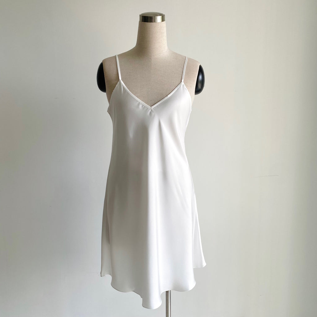 Joie Satin Slip Dress – Bridal Nightgown, Bridesmaid Getting Ready Outfit