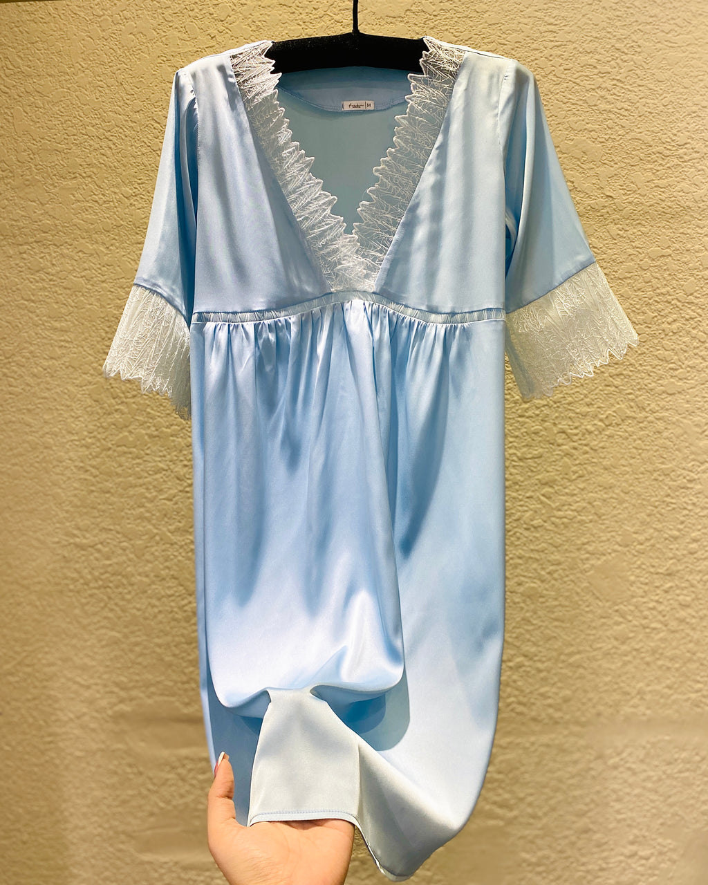 Mila Satin Lace Slip Dress, Women’s Slip Dress, Romantic Nightdress