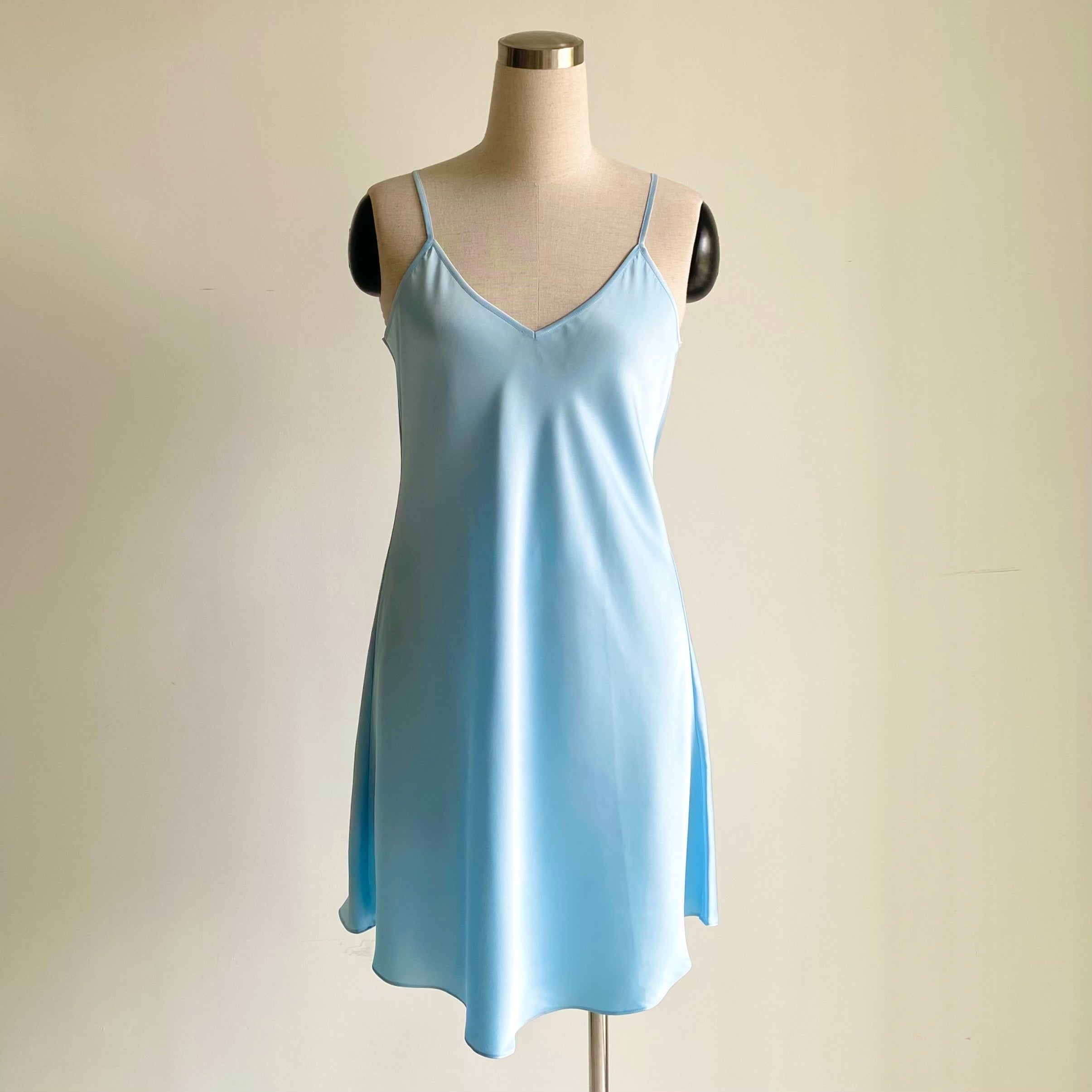 Joie Satin Slip Dress Cami Nightgown Silky Sleepwear