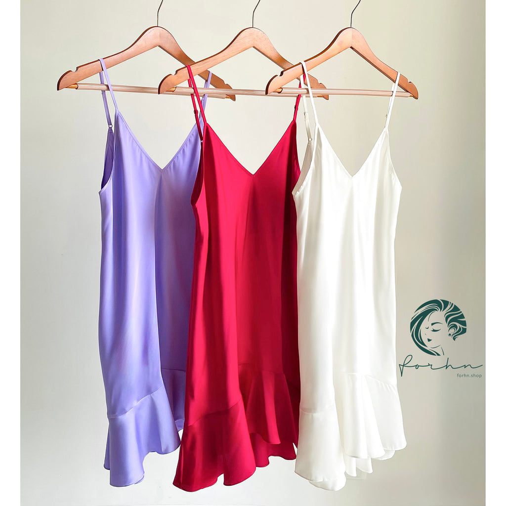 Ami Satin Fishtail Dress, Bridal Nightgown & Elegant Sleepwear