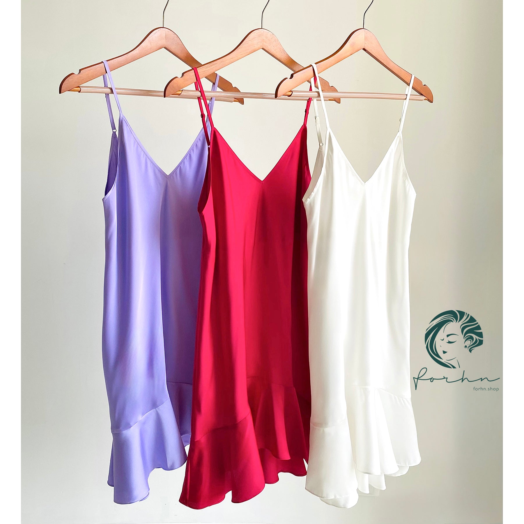 Ami Satin Fishtail Dress, Bridal Nightgown & Elegant Sleepwear