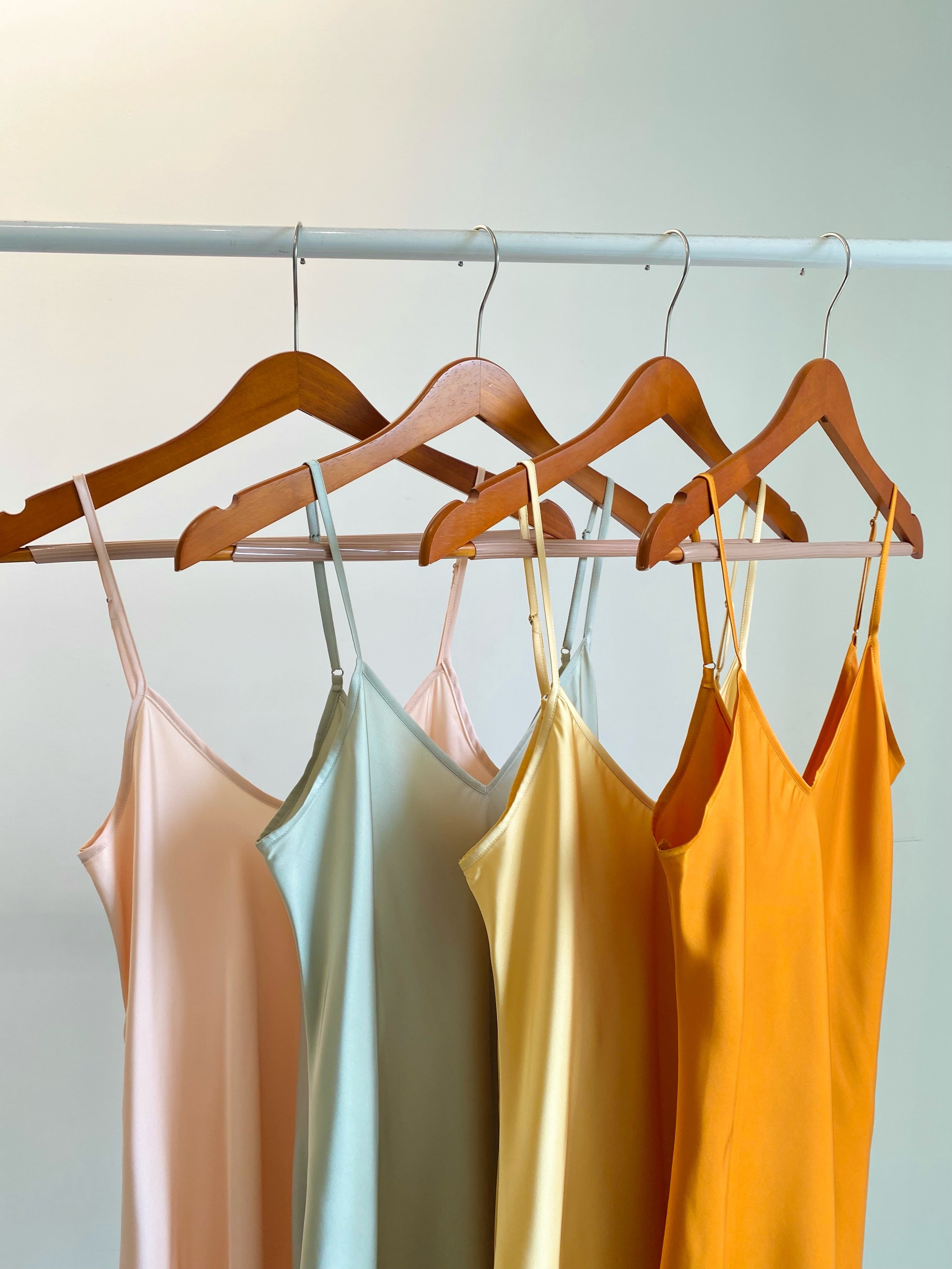 Joie Satin Slip Dress Bridesmaid Nightgown Under Slip or Petticoat