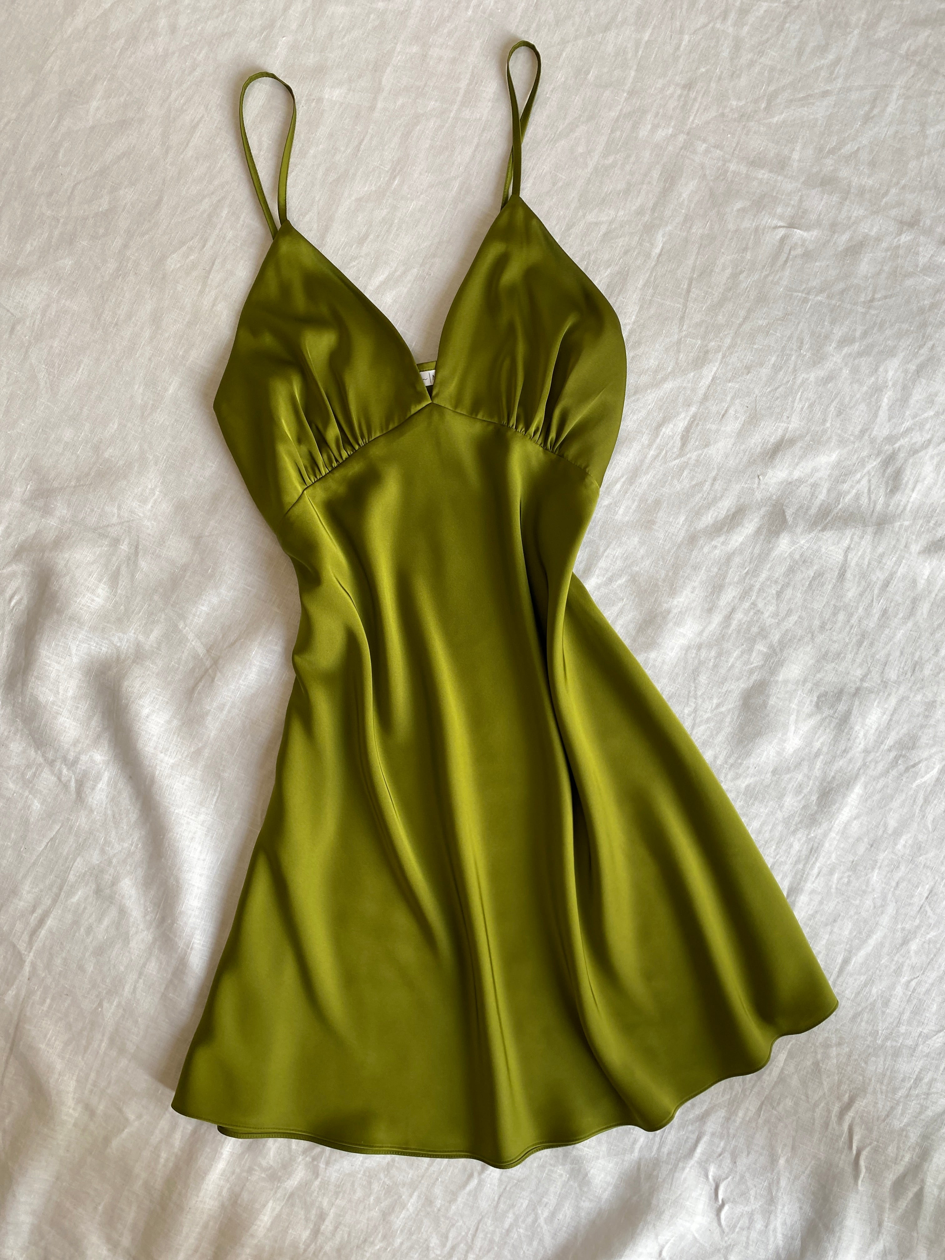 Satin Slip Dress Cami Nightgown Bridesmaid Gift Women's Sleepwear Kevacup1