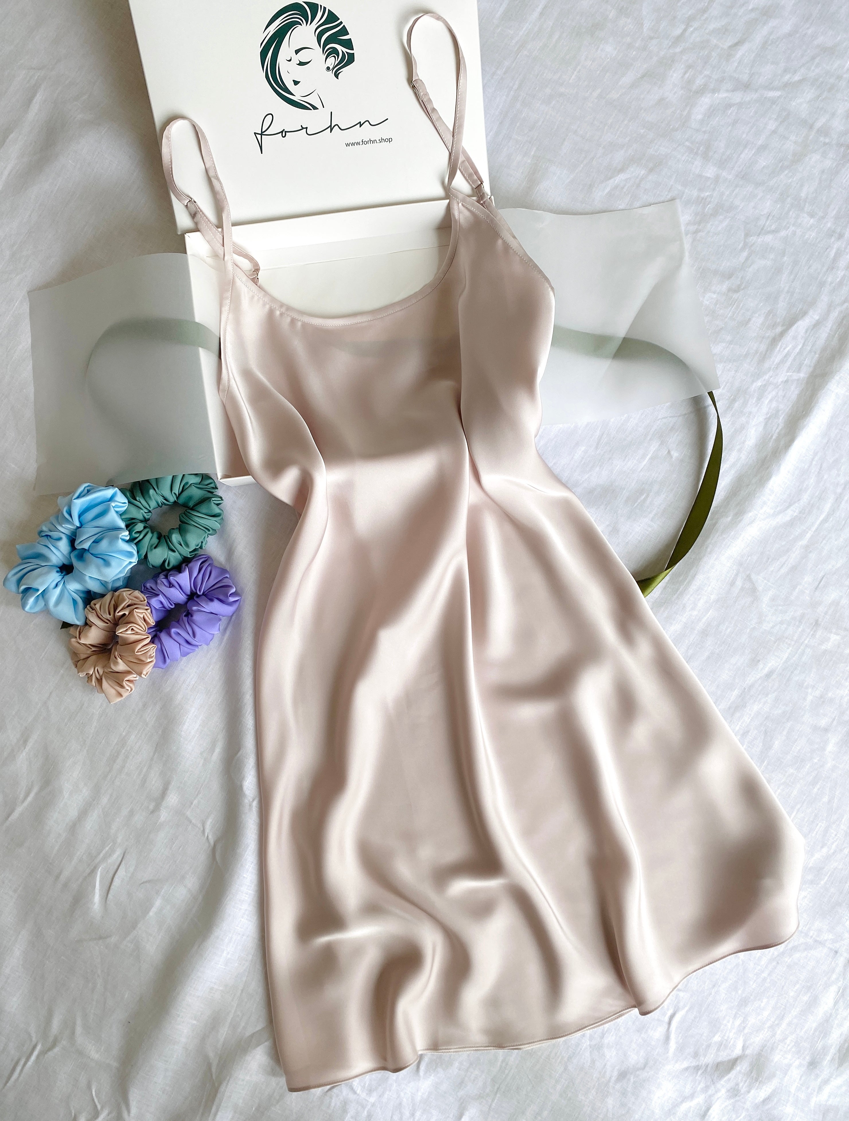 Eve Satin Slip Dress Under slip or Petticoat Silky Cami Sleepwear