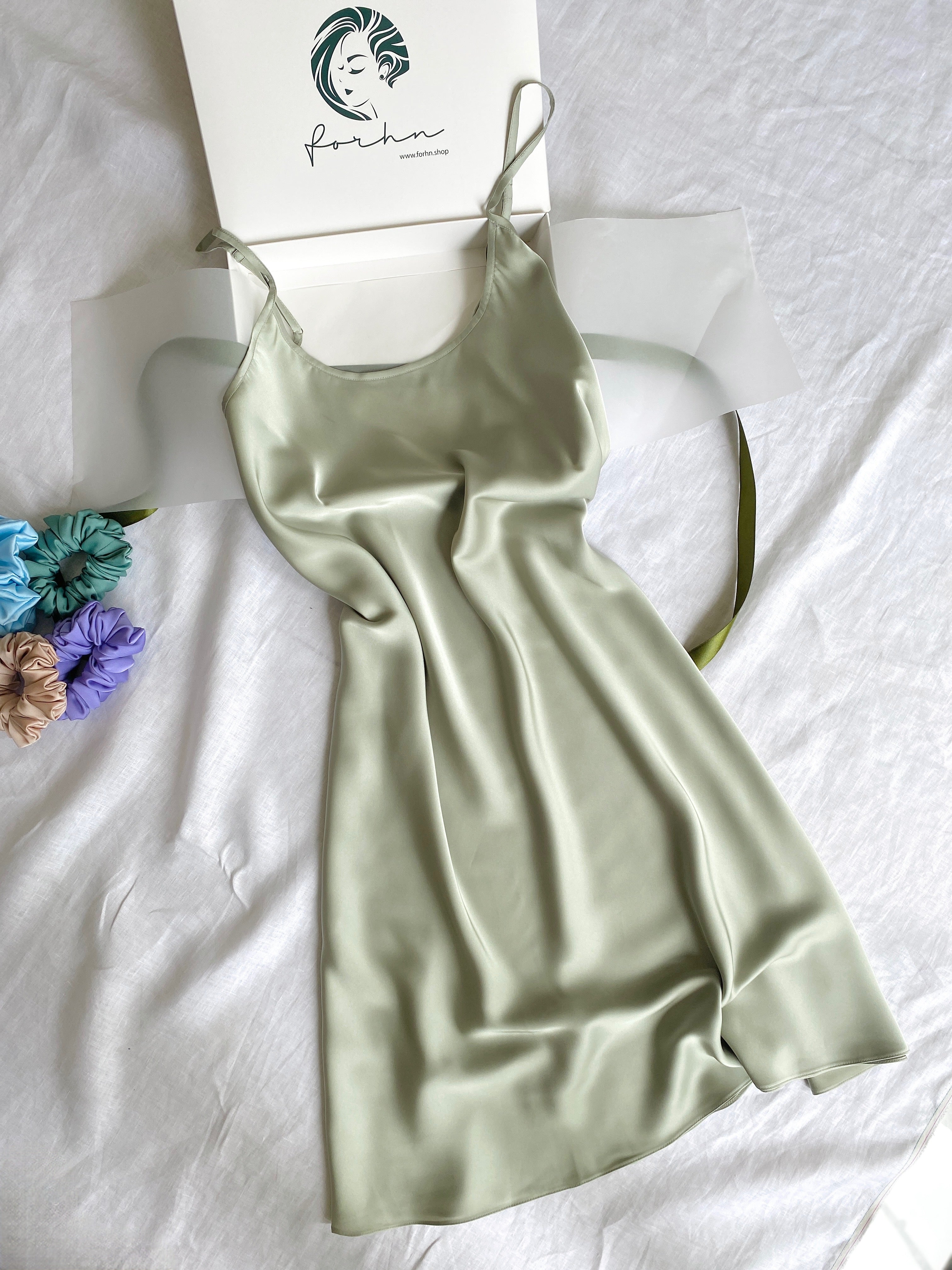 Eve Satin Slip Dress Under slip or Petticoat Silky Cami Sleepwear