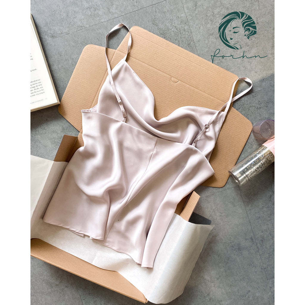 Alva Cowl Neck Camisole Pajama Set