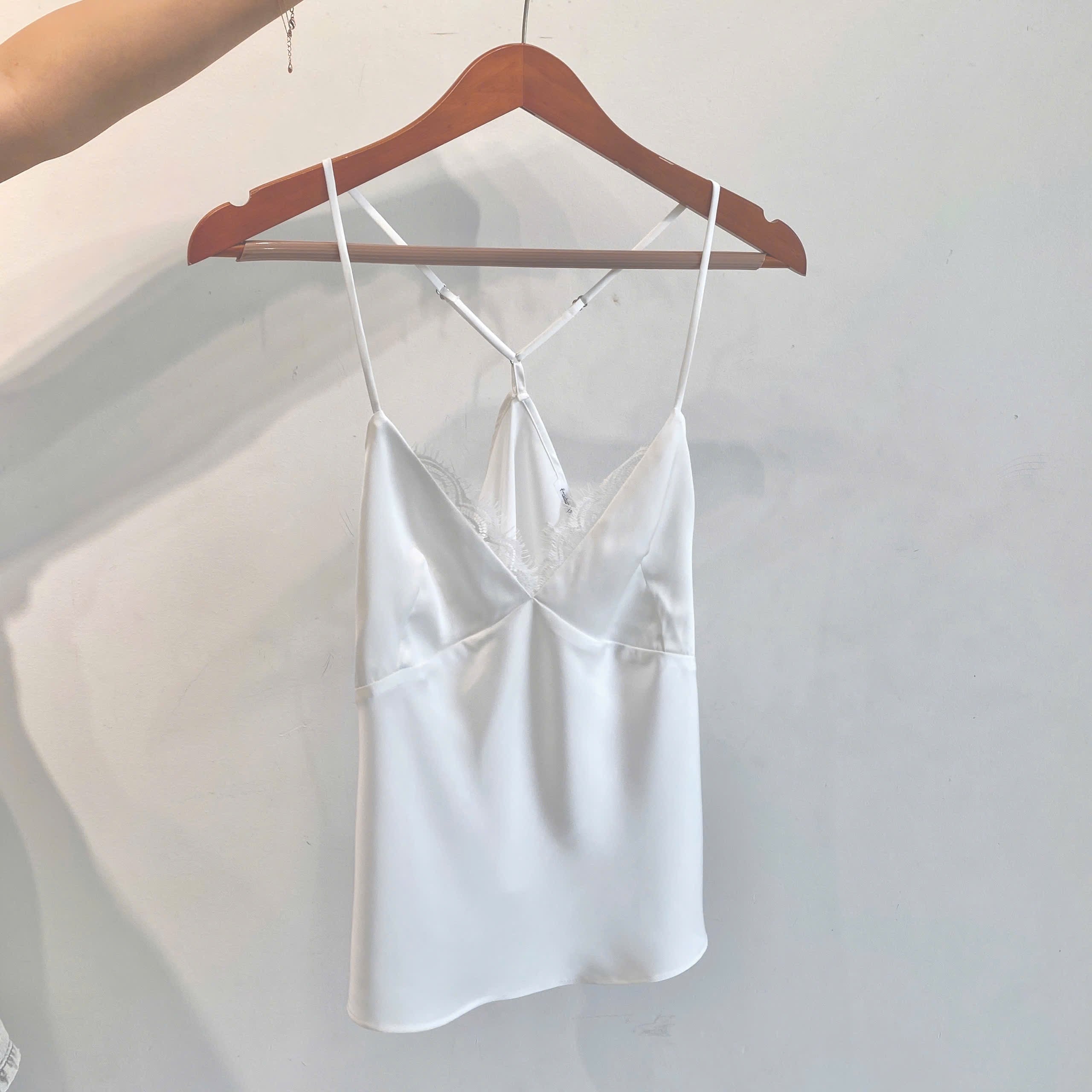 Satin Lace Cami & Pants Set Bridal Pajamas LAYLILSET