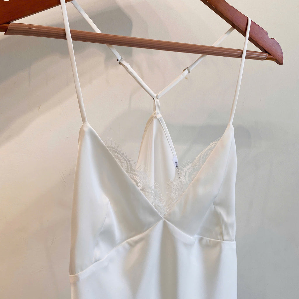 Satin Lace Cami & Pants Set Bridal Pajamas LAYLILSET